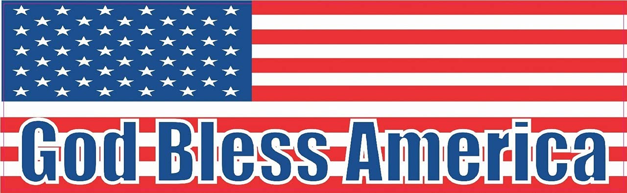 God Bless America Vinyl Sticker - Patriotic Decal 10