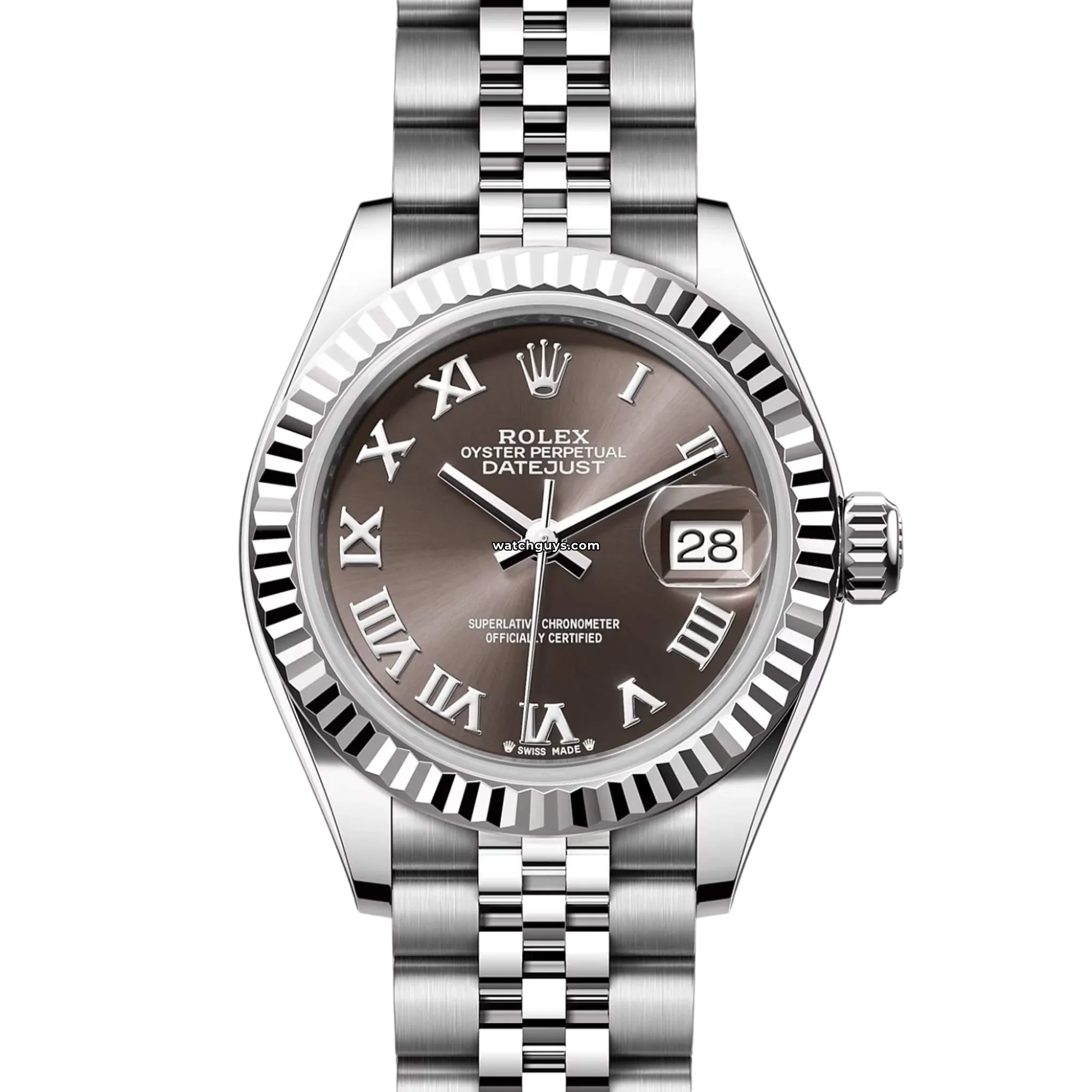 Rolex Datejust 279174 31mm Stainless Steel Watch with Grey Dial & Roman Numerals - Perfect for Business Meetings & Formal Events