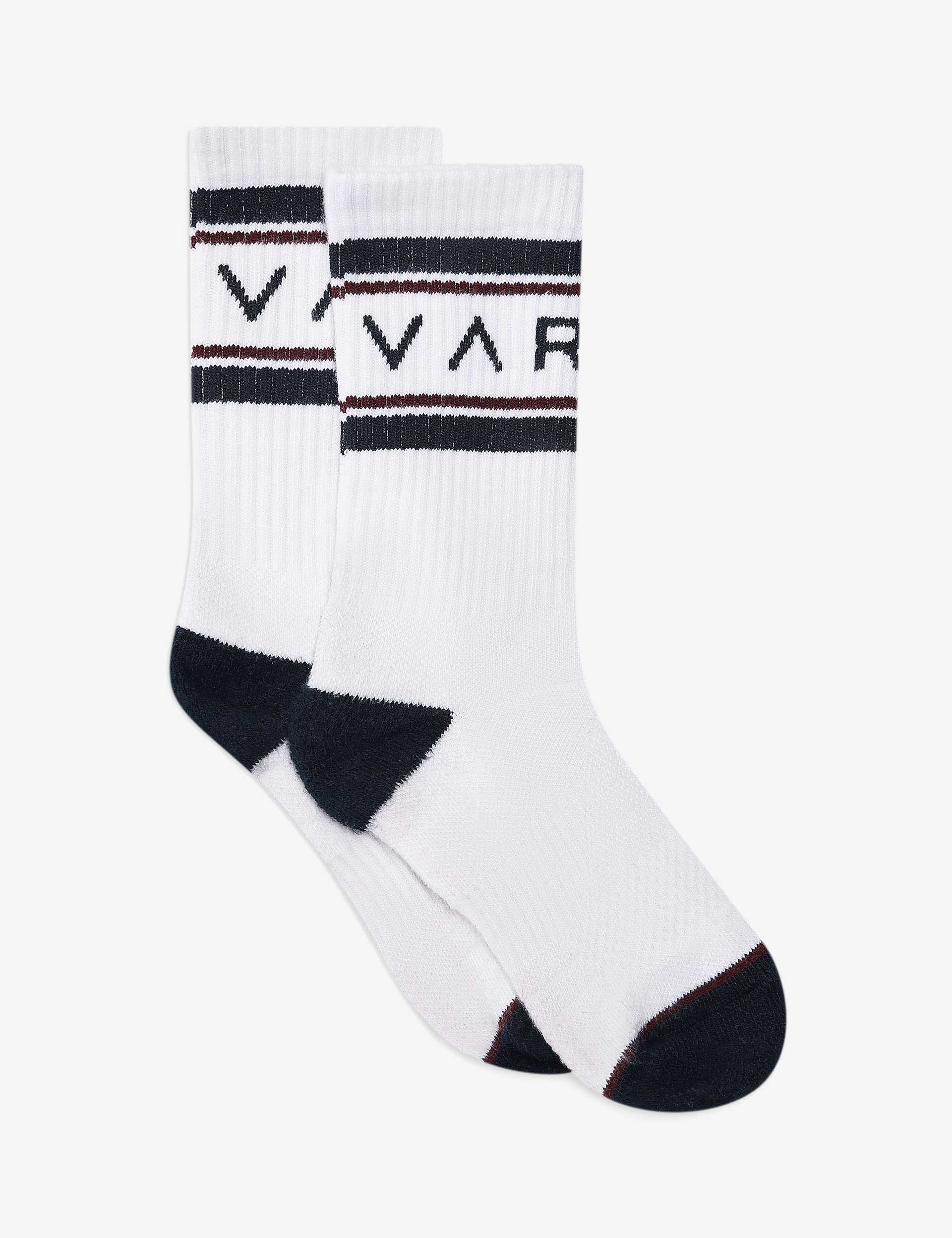 Astley Active Sock - Premium Performance Running Socks for Men & Women - White/Blue Nights/Port - Ideal for Running, Hiking & Workout