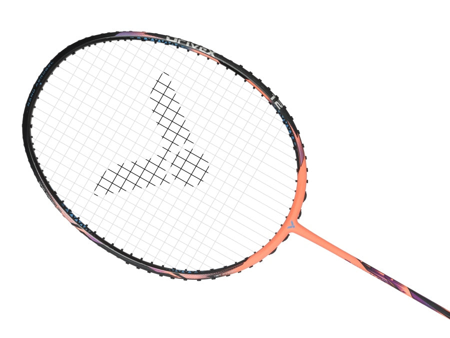 Victor DriveX 12O Badminton Racket - Lightweight Carbon Fiber Shuttlecock Racket for Adults & Beginners - Perfect for Indoor/Outdoor Games, Training & Professional Play