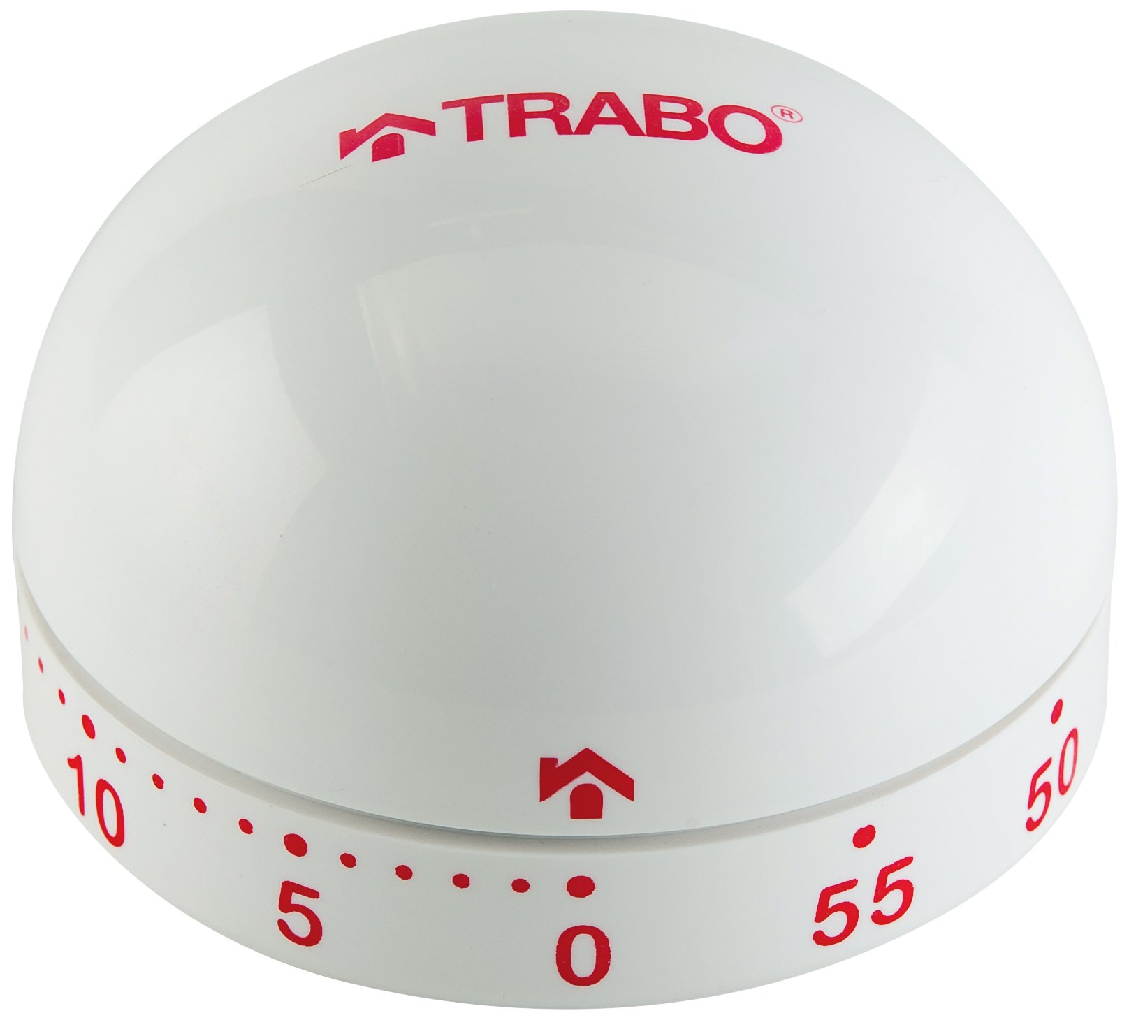 Trabo Design Federica Castiglioni Gulliver Kitchen Timer - Stylish Grey Egg-Shaped Timer for Baking, Cooking & Classroom Use