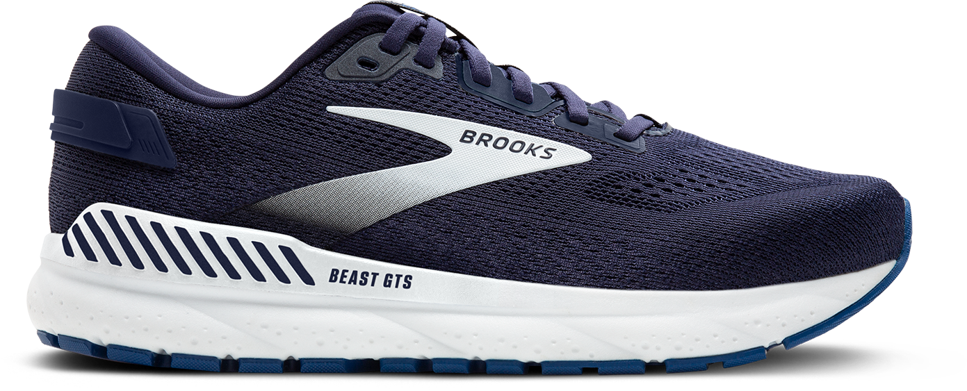 Men's Beast GTS 24 Running Shoes - 452 Peacoat/True Navy/White - Lightweight Athletic Sneakers for Jogging, Gym Workouts & Daily Wear