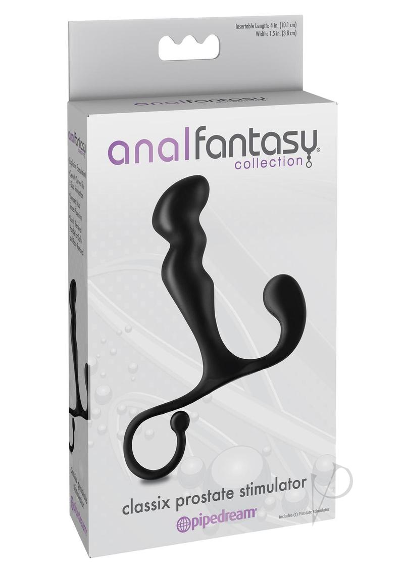 Anal Fantasy Collection Classic Prostate Stimulator 4 Inch - Black - Enhance Pleasure & Comfort for Solo Play or Couples Intimacy