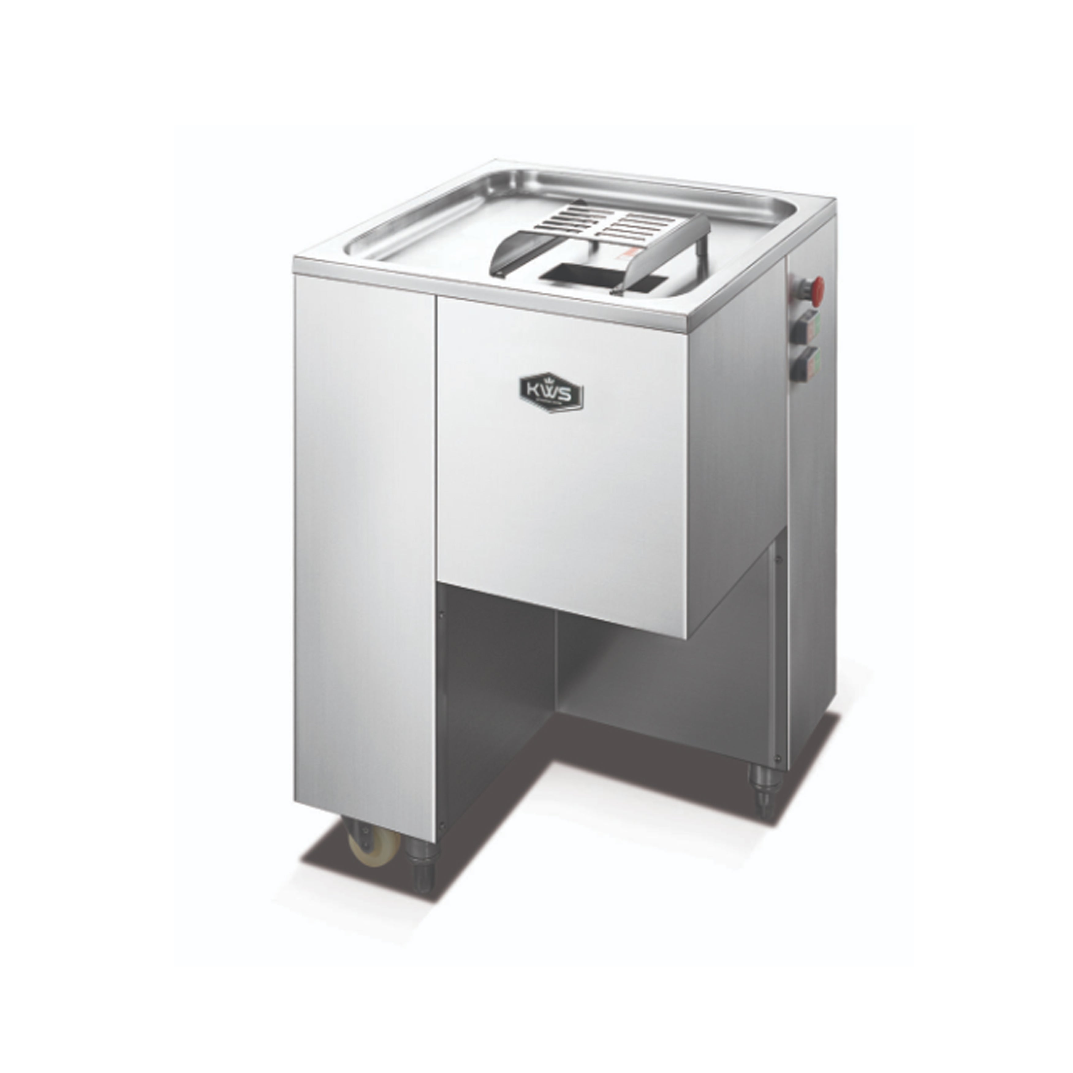 KWS PS 92 Commercial Dual Function Meat Grinder & Slicer - Adjustable Blade Thickness for Fresh Meat Processing - Perfect for Butcher Shops, Restaurants & Home Kitchens