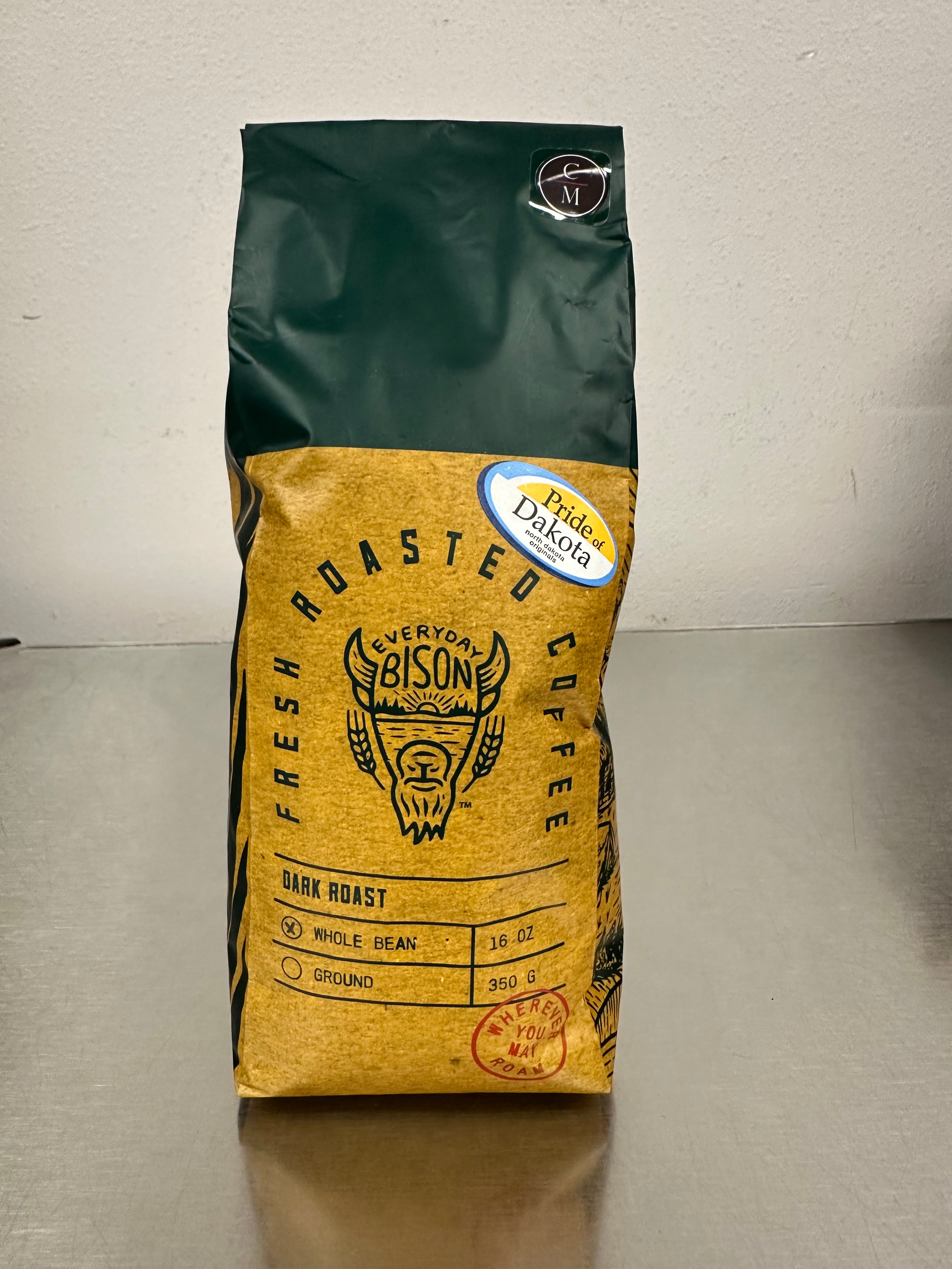 Bully Brew 16 oz NDSU Bison Everyday Roast Coffee - Premium Ground Coffee for Home, Office & Gifts - Perfect for Morning Brews & Afternoon Pick-Me-Ups