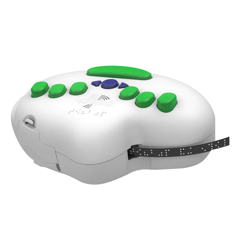 6 Dot Braille Label Maker - Portable Braille Embosser for Home, Office & School - Create Custom Braille Labels for Books, Files & Organization - ADA Compliant