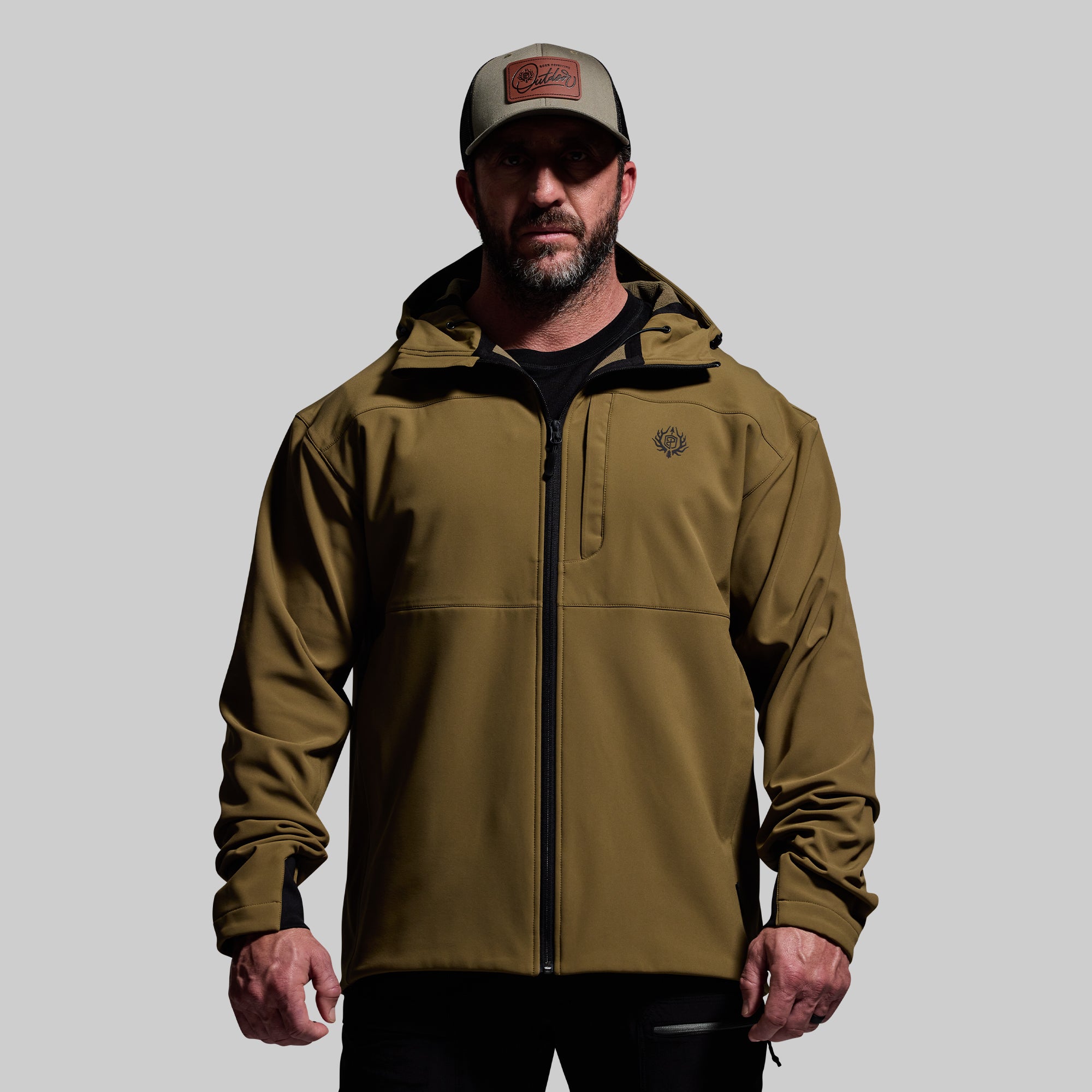 Men's Waterproof Crocodile Barrier Jacket - Windproof & Breathable Outdoor Jacket for Hiking, Camping, and Winter Adventures