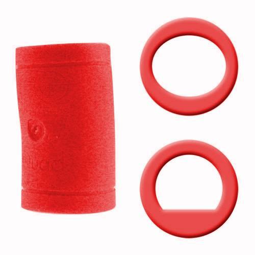 Turbo Quad Classic Finger Grips - Red Power Lift Oval Design for Weightlifting, Gym Training & CrossFit Workouts