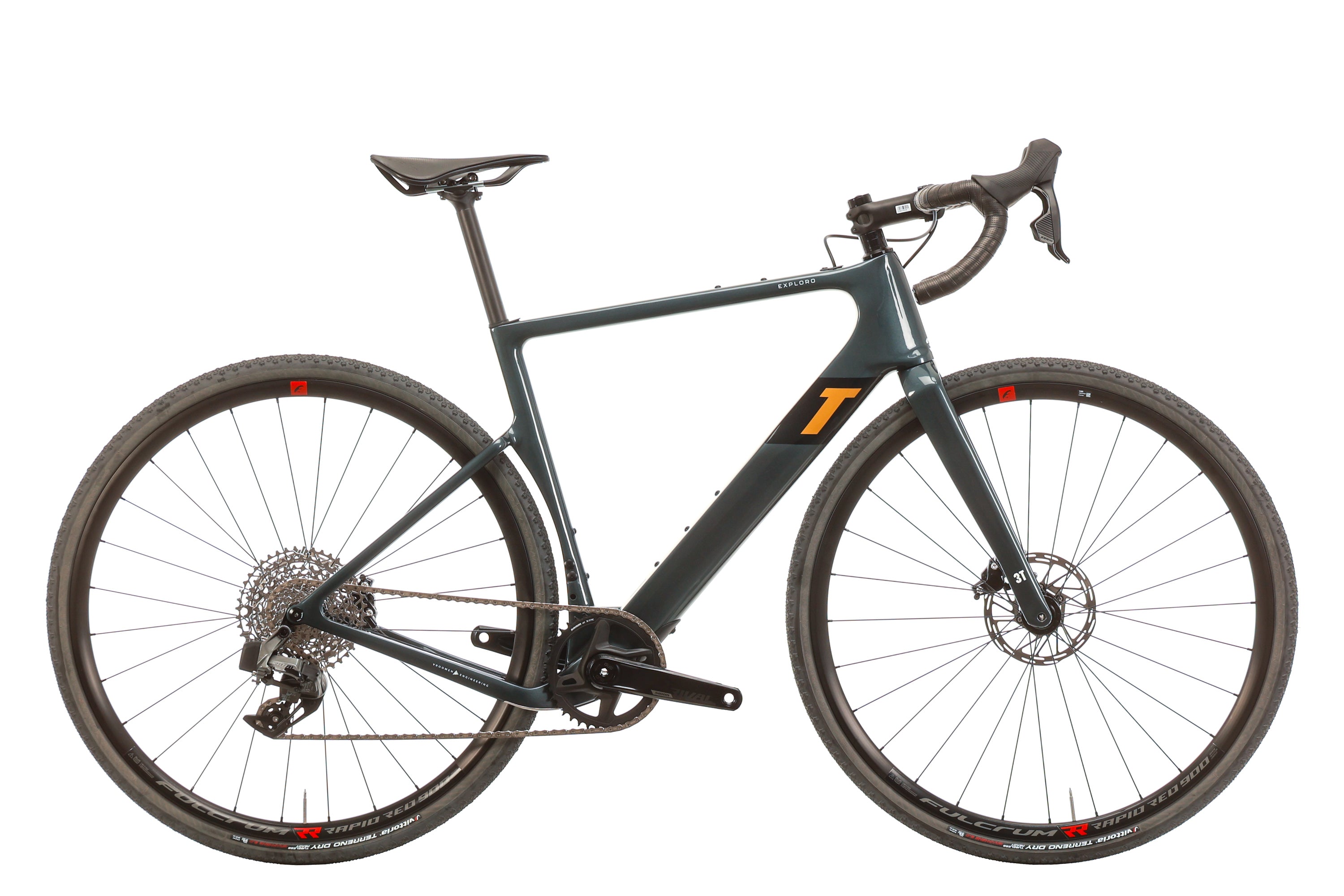 2023 3T Exploro ULTRA Rival AXS 1x12 Gravel Bike - 54cm Carbon Frame Gravel Road Bike for Adventure Riding & Off-Road Cycling