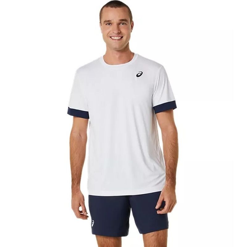 ASICS Men's Performance Tennis Shirt - Moisture Wicking Quick Dry Active Tee for Court Sports & Gym Workouts