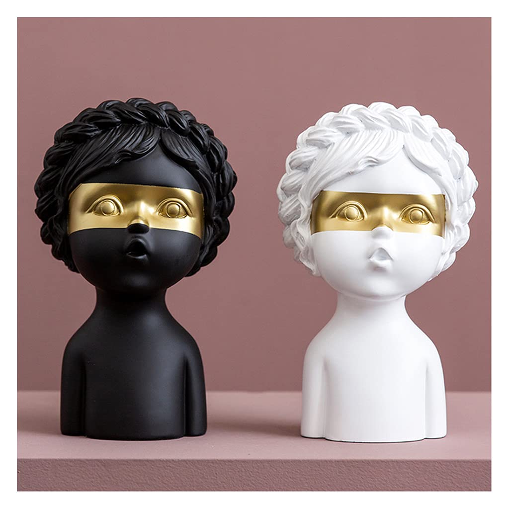 Handcrafted Modern Abstract Resin Sculpture - Unique Office & Home Decor for Bookshelf, Desktop, Hallway | Creative Art Figurine for Living Room, Workspace & Gift Ideas