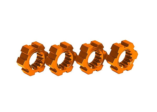 High-Quality Aluminum Hex Wheel Hubs - Durable Orange Alloy Rims for ATV, UTV & Off-Road Vehicles | Perfect for Trail Riding, Mudding & Off-Road Adventures