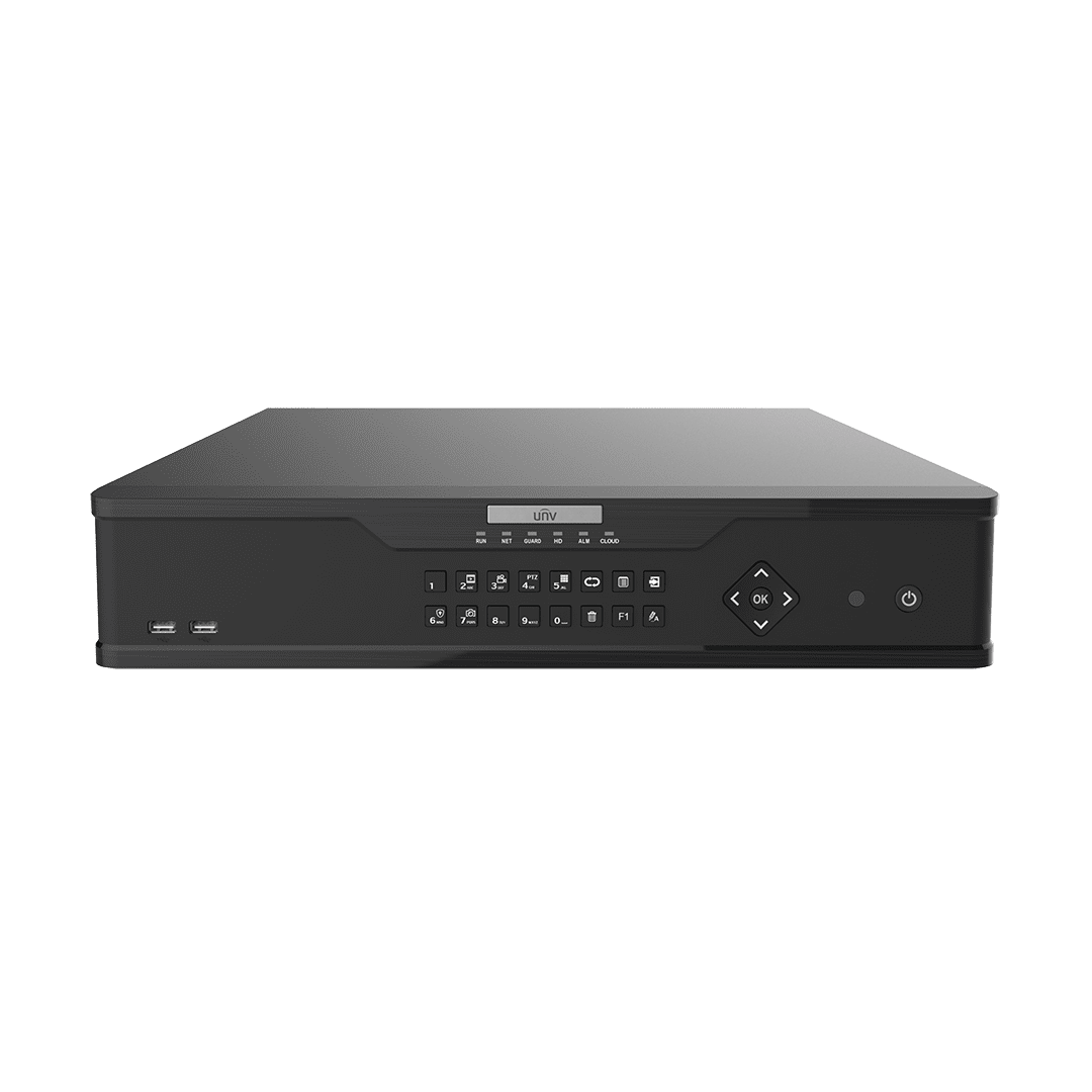 Uniview NVR304 16X 32 Channel 4 SATA Network Video Recorder for Business Security Surveillance - 4K HD Video Storage System with AI Analytics for Home & Office Protection