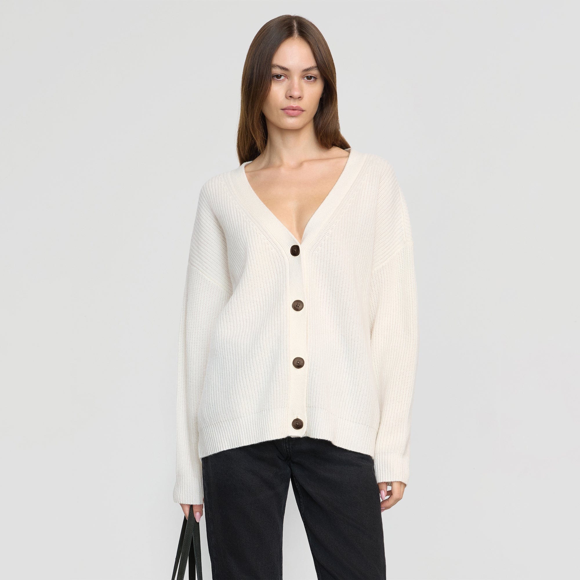 Luxury Oversized Cashmere Cardigan for Women - Soft & Warm Winter Sweater - Perfect for Cozy Evenings & Casual Outfits