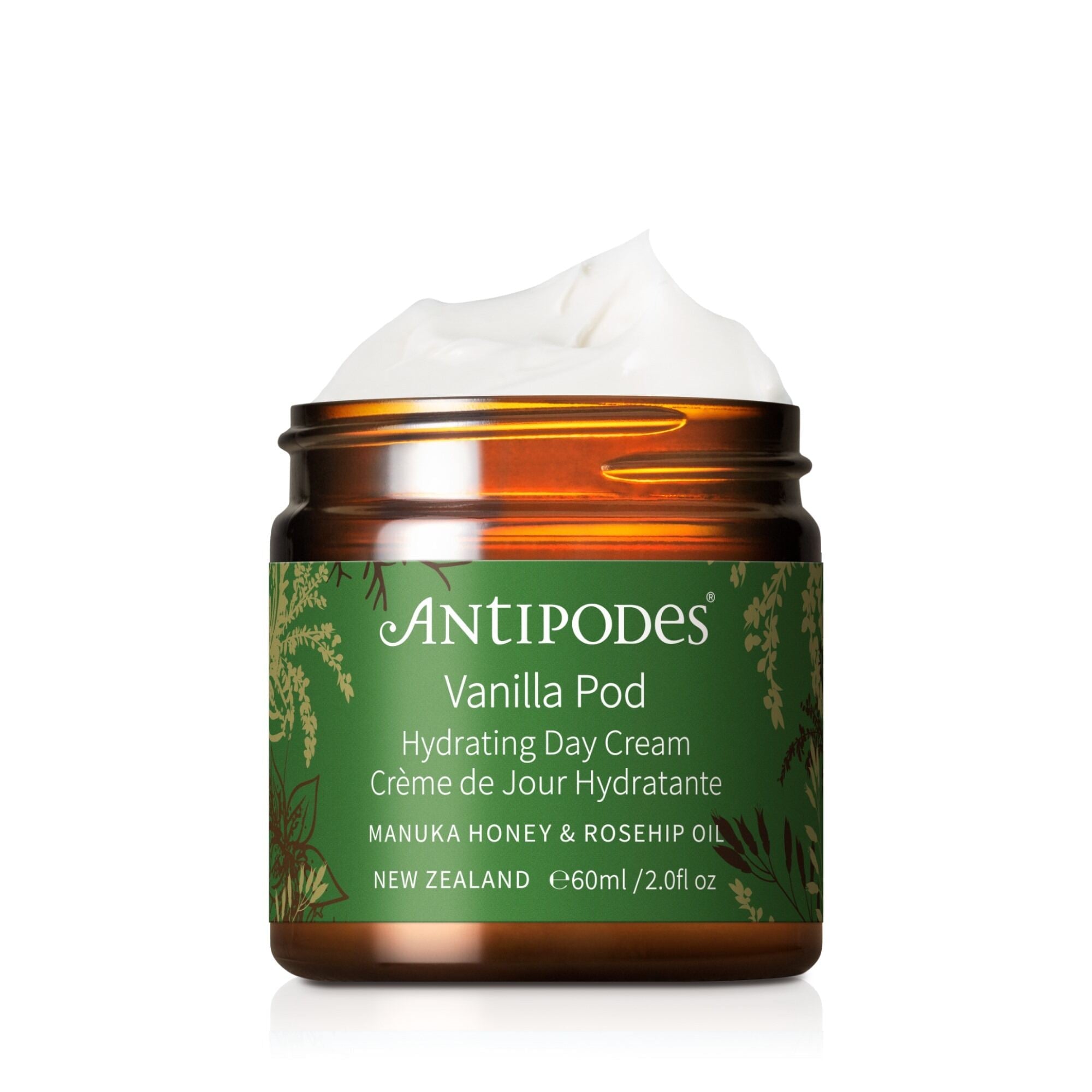 Antipodes Vanilla Pod Hydrating Day Cream - Organic Moisturizer for Dry Skin, Vegan & Cruelty-Free - Perfect for Daily Skincare Routine & Sensitive Skin Care