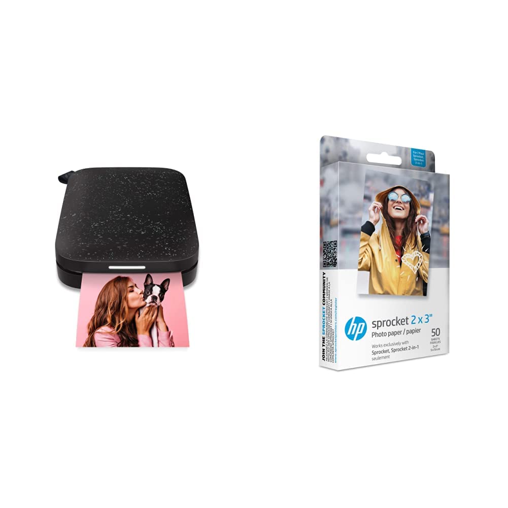 HP Sprocket Portable Photo Printer (2nd Edition) – Wireless Instant 2x3