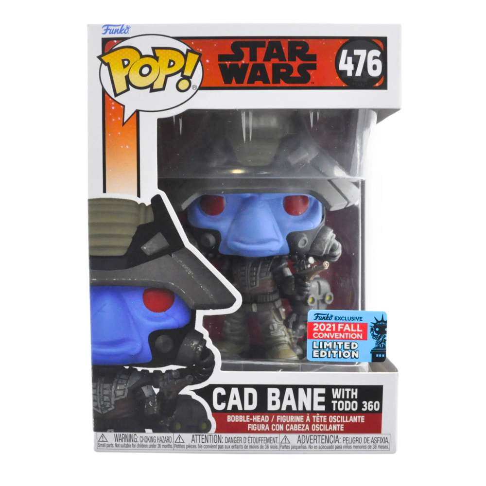 Funko Pop! Star Wars Cad Bane with Todo 360 (The Bad Batch) 2021 Fall Convention Exclusive Collectible Figure - Perfect for Star Wars Fans & Collectors Display