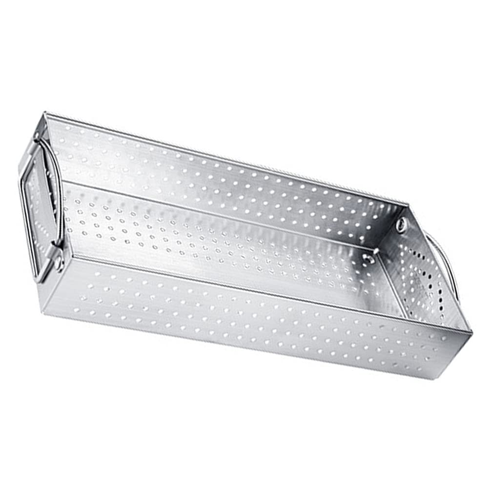 Hemoton Mesh Cutlery Tray - Kitchen Silverware Organizer for Spoons, Forks, Knives & Chopsticks - Durable Drawer Storage Utensil Holder with Drain Rack - Perfect for Home, Restaurant & Office Kitchen Organization