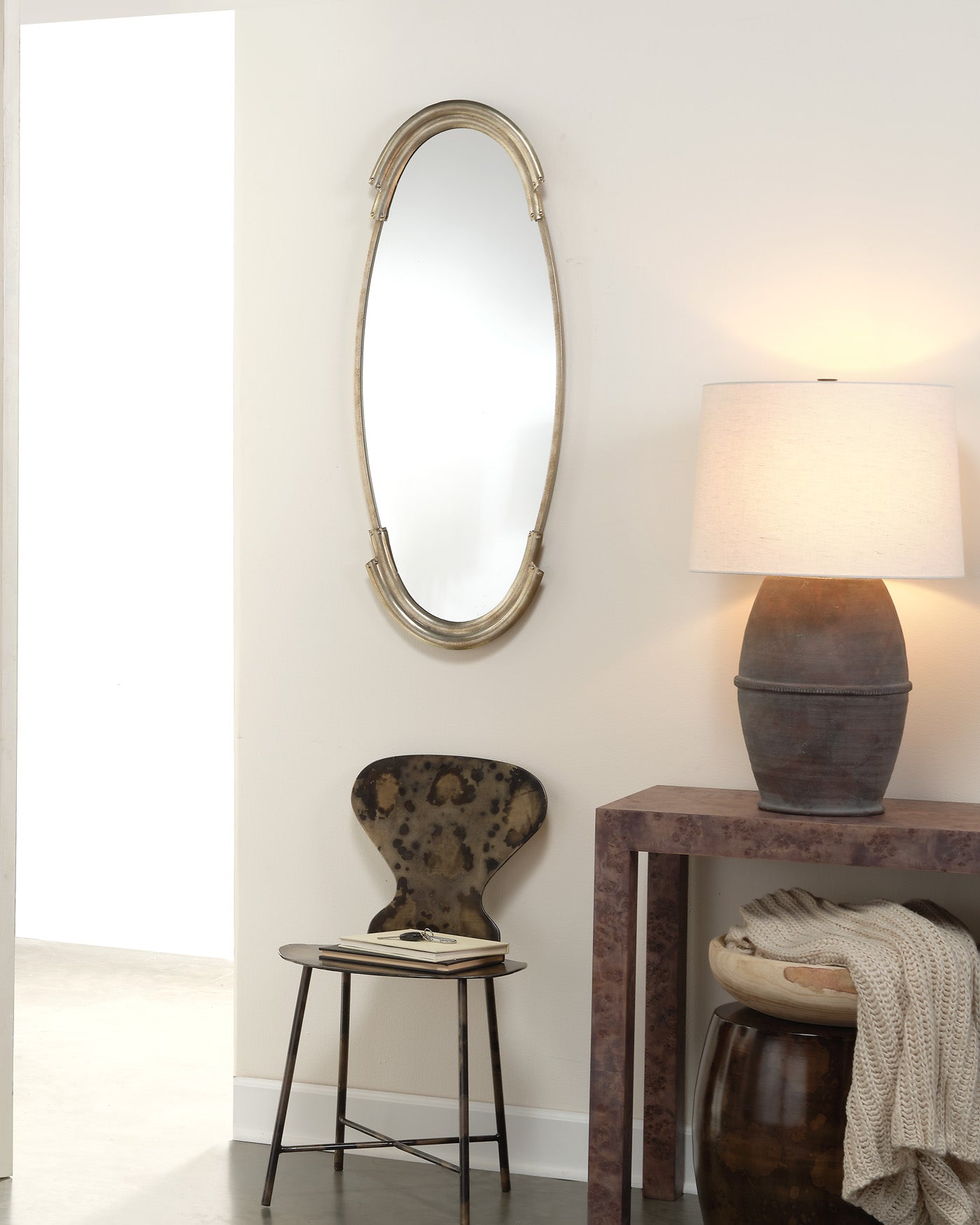 Margaux Mirror Silver - Elegant Full-Length Wall Mirror for Home Decor, Bedroom, Living Room & Entryway - Stylish & Functional Home Accessory
