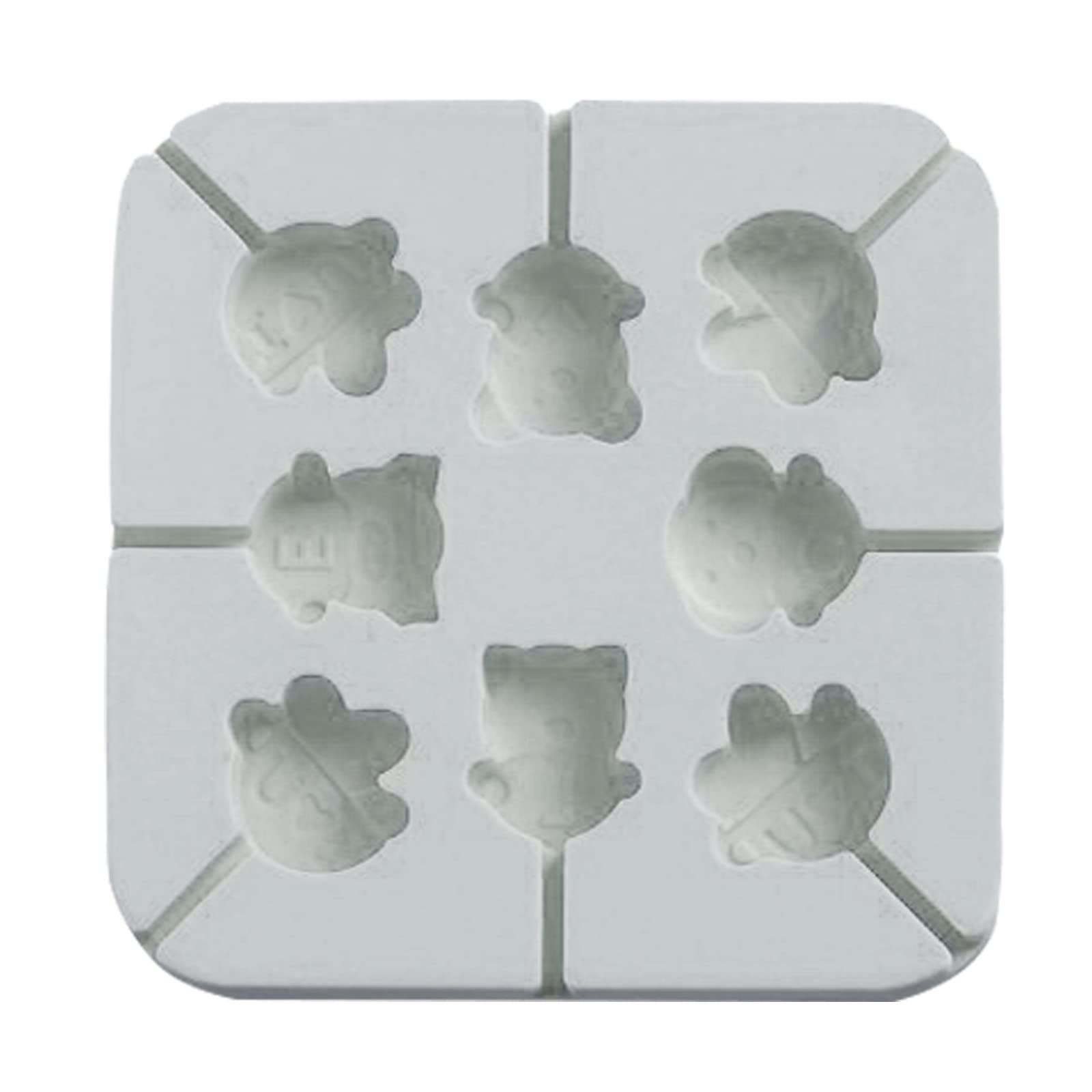 DIY Silicone Lollipop Molds for Candy Making - Reusable Cake Pop, Chocolate & Sugar Candy Molds - Perfect for Birthday Parties, Baking Decorations & Homemade Treats (H, One Size)