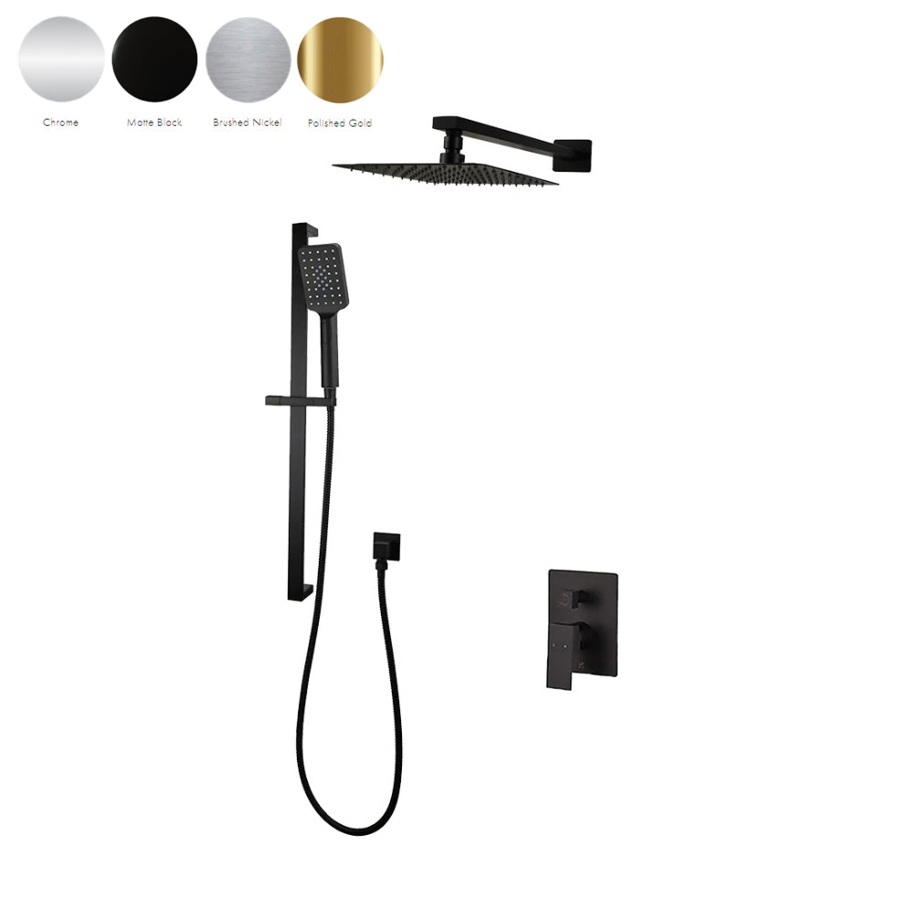 Madison 2-Way Shower Set - Dual Shower Head System with Adjustable Spray Modes for Bathroom & Spa-Like Experience