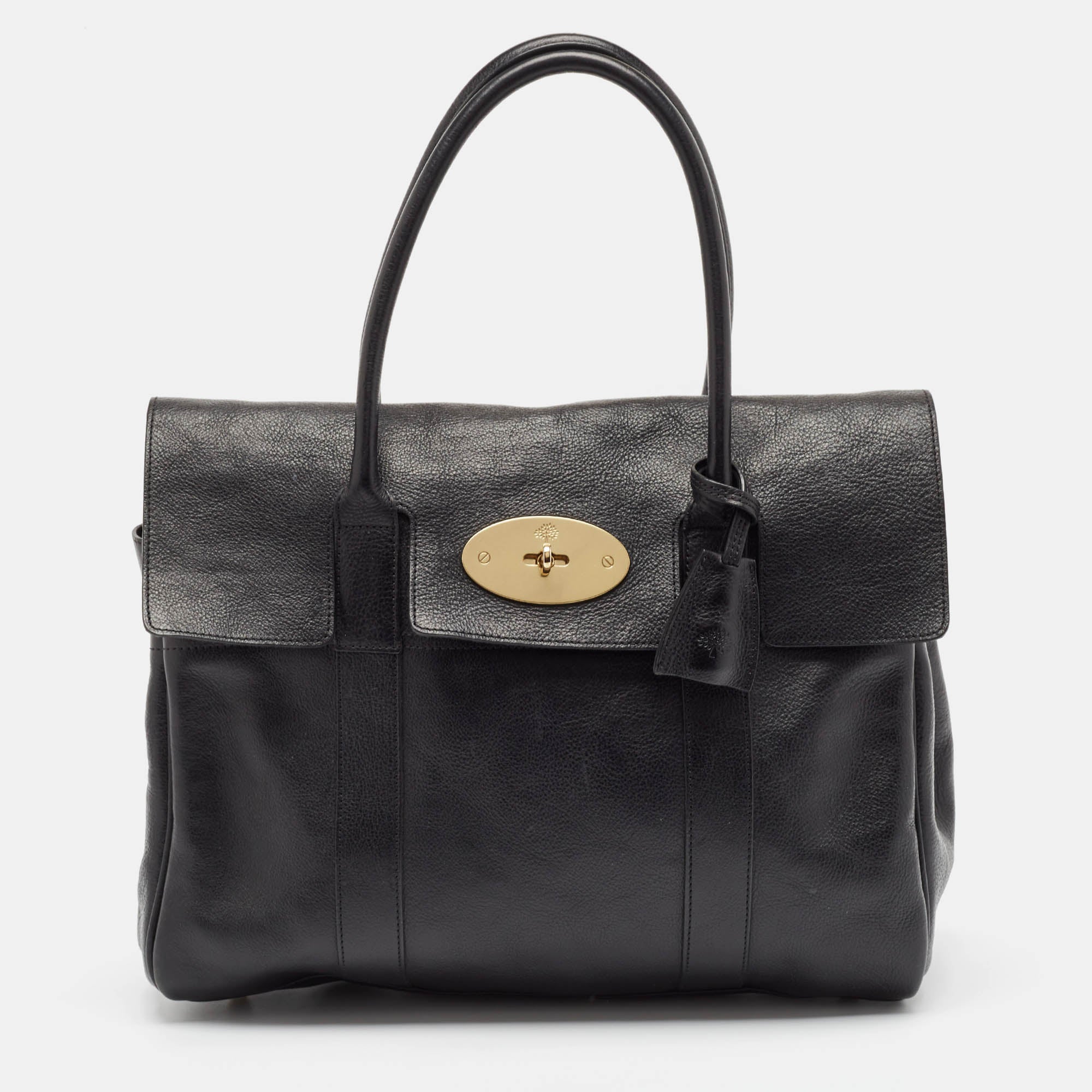 Black Leather Bayswater Satchel for Women | Premium Handmade Shoulder Bag | Perfect for Work, Travel & Everyday Use