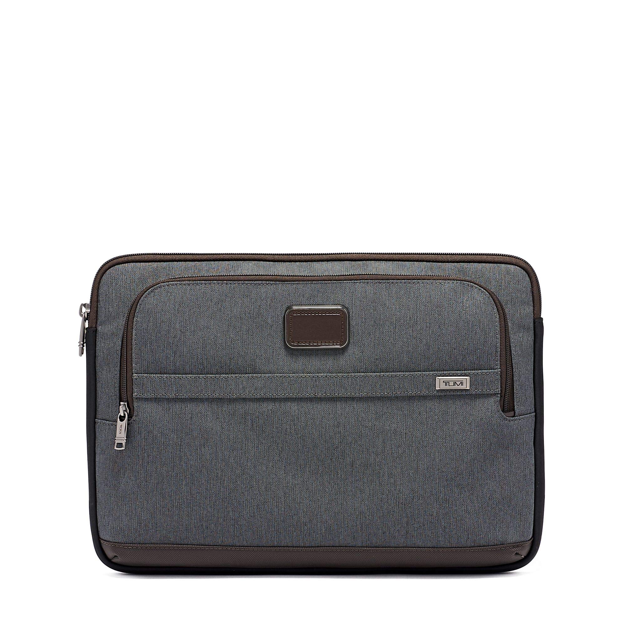 TUMI Alpha 3 Large 15 Inch Laptop Case - Durable Laptop Bag for Men & Women - Anthracite - Perfect for Business Travel & Daily Commute