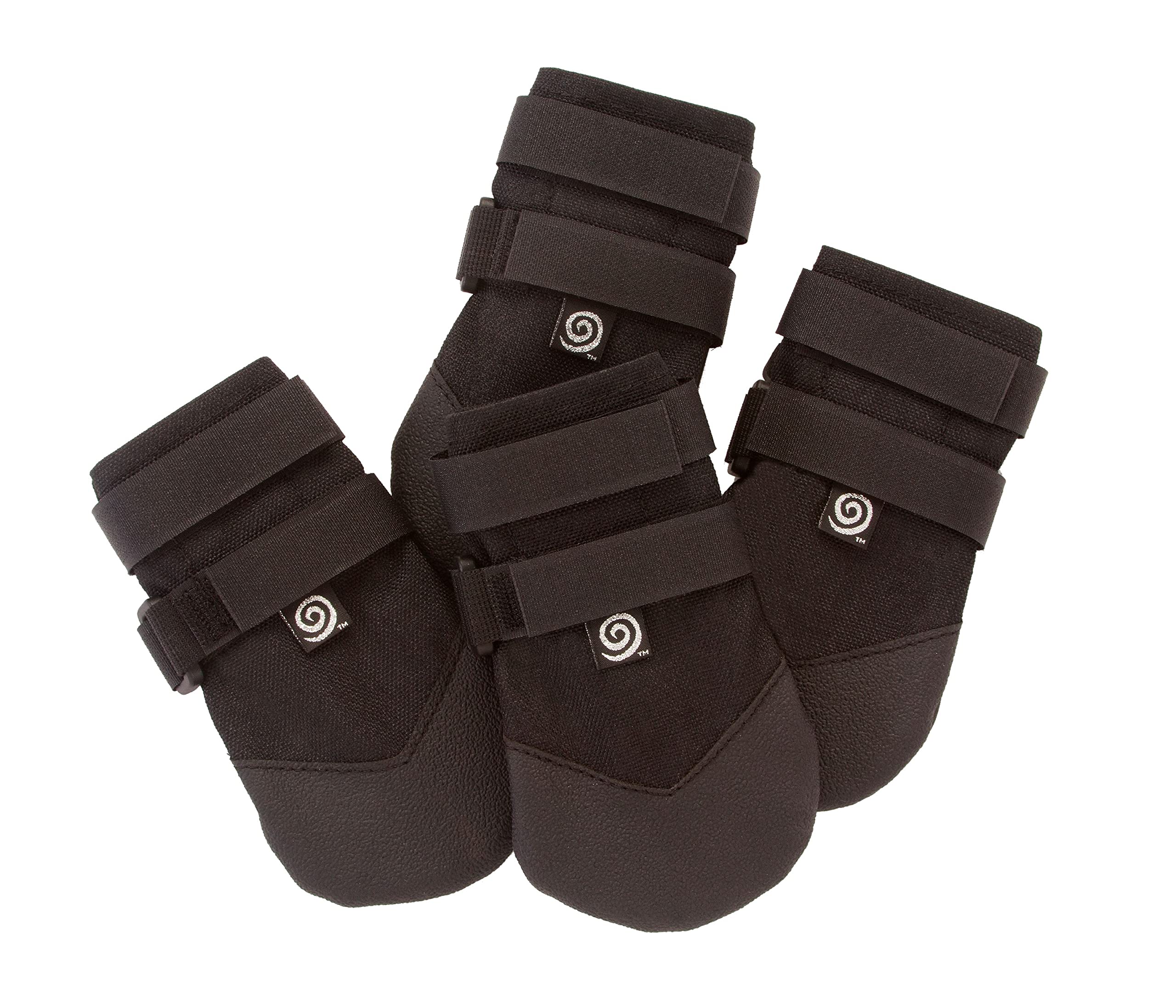 Durable Dog Boots for Small, Medium & Large Dogs - Waterproof Paw Protectors for Hiking & Winter (Black, Size 5) - Perfect for Outdoor Adventures, Snow & Rough Terrain