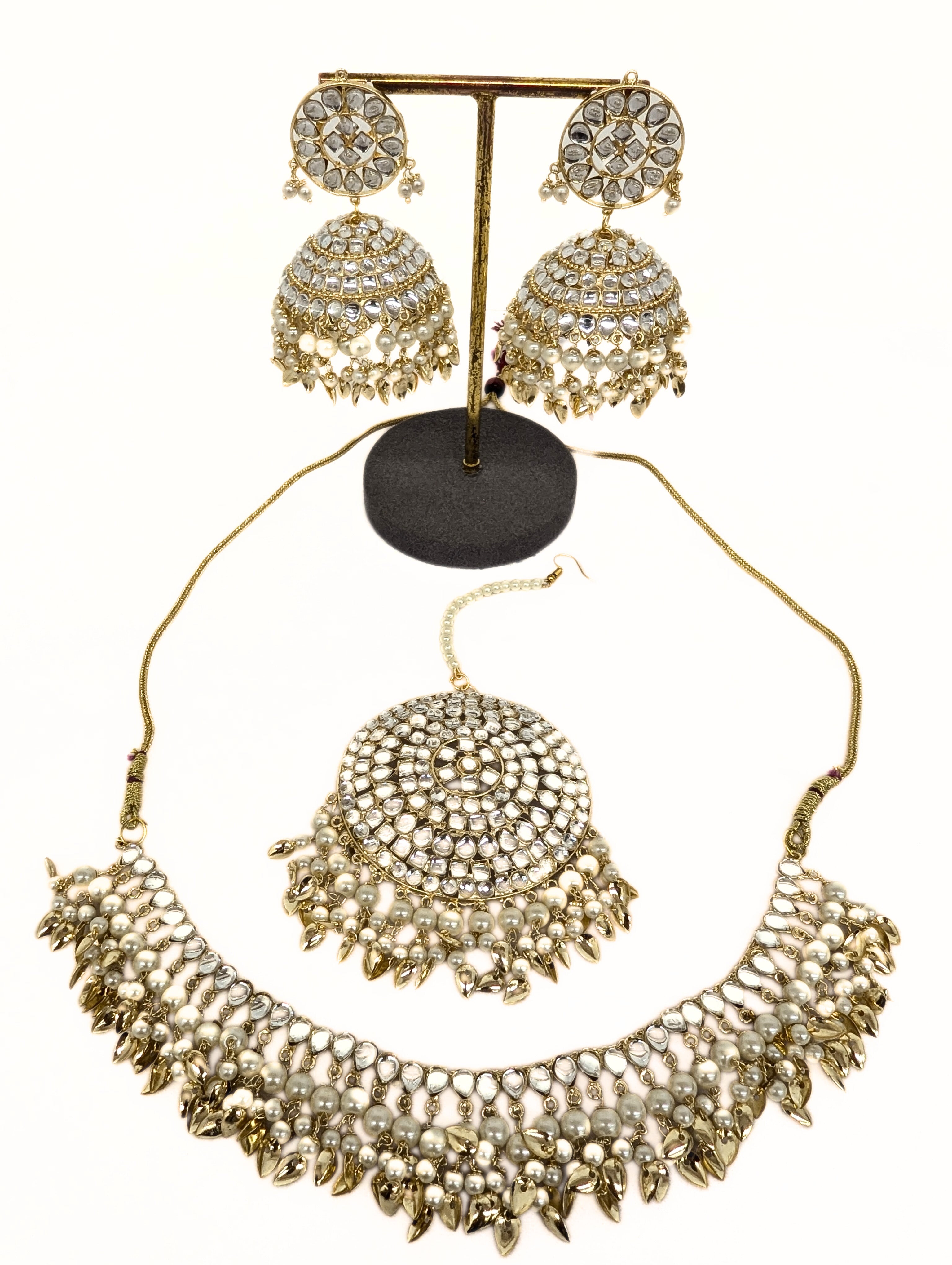 Sohana Stone Jewelry Set - Natural Gemstone Necklace, Bracelet & Earrings for Women | Boho Chic Accessories for Everyday Wear, Gift Giving & Special Occasions