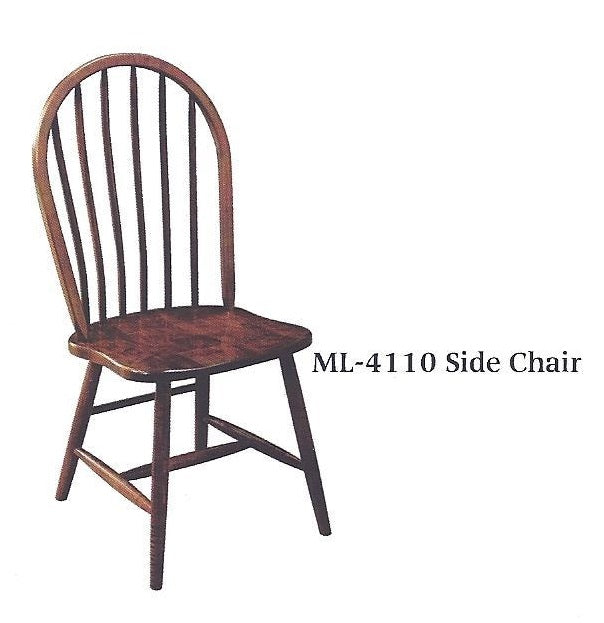 Windsor Dining Side Chair - Supportive & Comfortable Wooden Chair for Kitchen, Dining Room, and Home Office | Ergonomic Design for Long Sitting