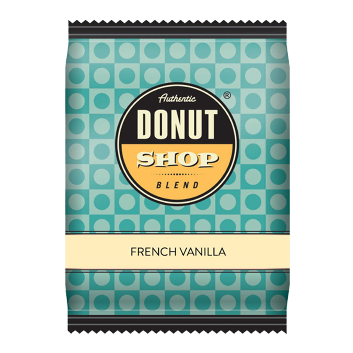 Authentic Donut Shop French Vanilla Coffee Fraction Packs, 24 x 2.5 oz - Premium Single Serve Coffee Pods for Keurig Brewers - Perfect for Office, Home & Breakfast