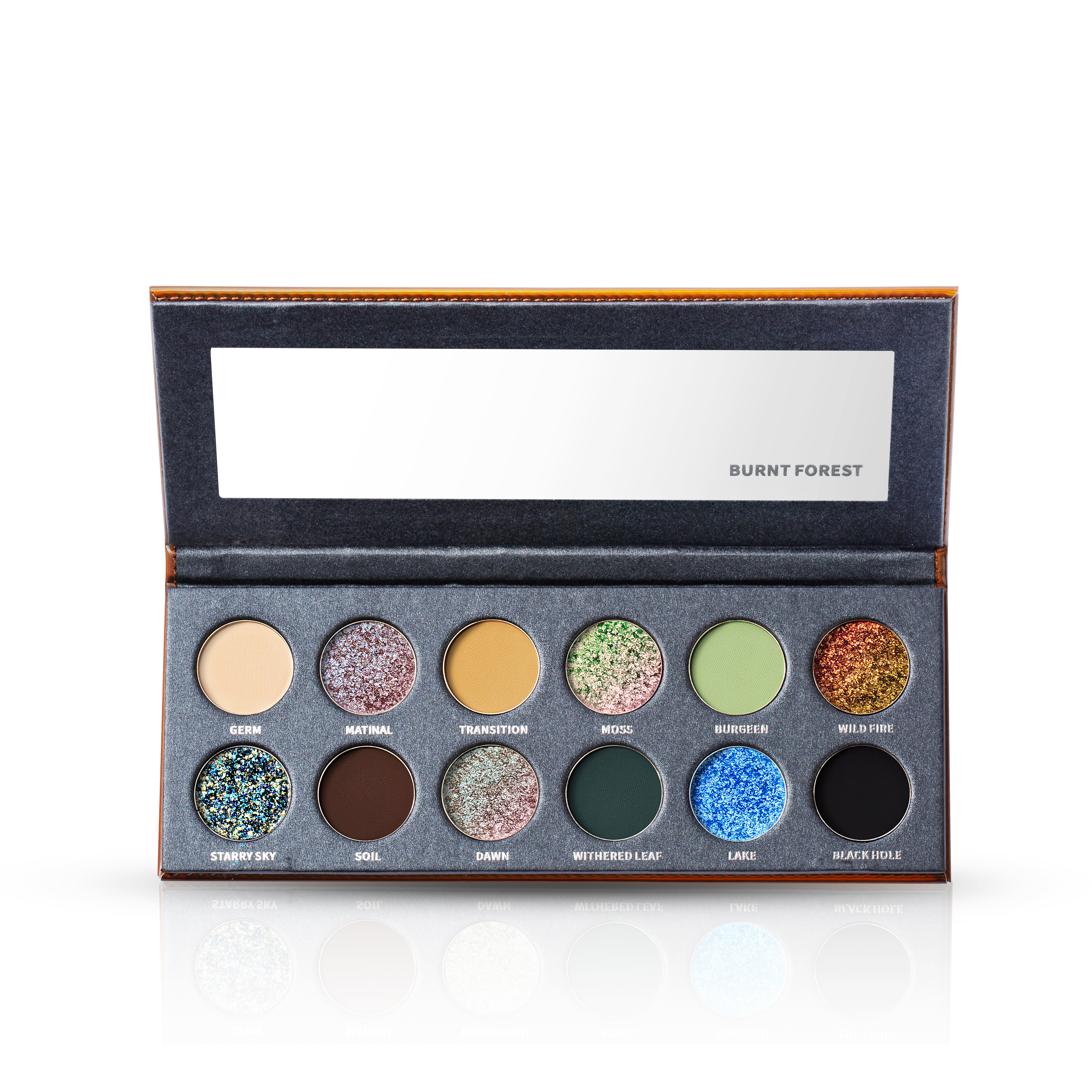 Burnt Forest Eyeshadow Palette - 12 Matte & Shimmer Neutral Shades for Everyday & Evening Makeup | Vegan & Cruelty-Free | Perfect for Fall & Winter Looks