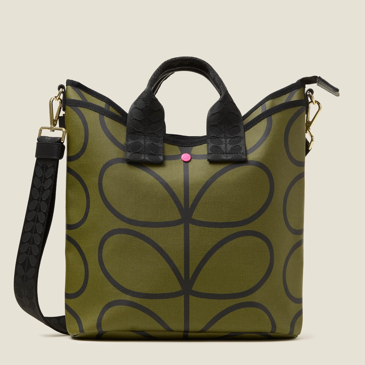 Carrygrab Bucket Bag - Large Linear Stem Olive Green Crossbody Shoulder Bag for Women | Perfect for Travel, Shopping & Everyday Use