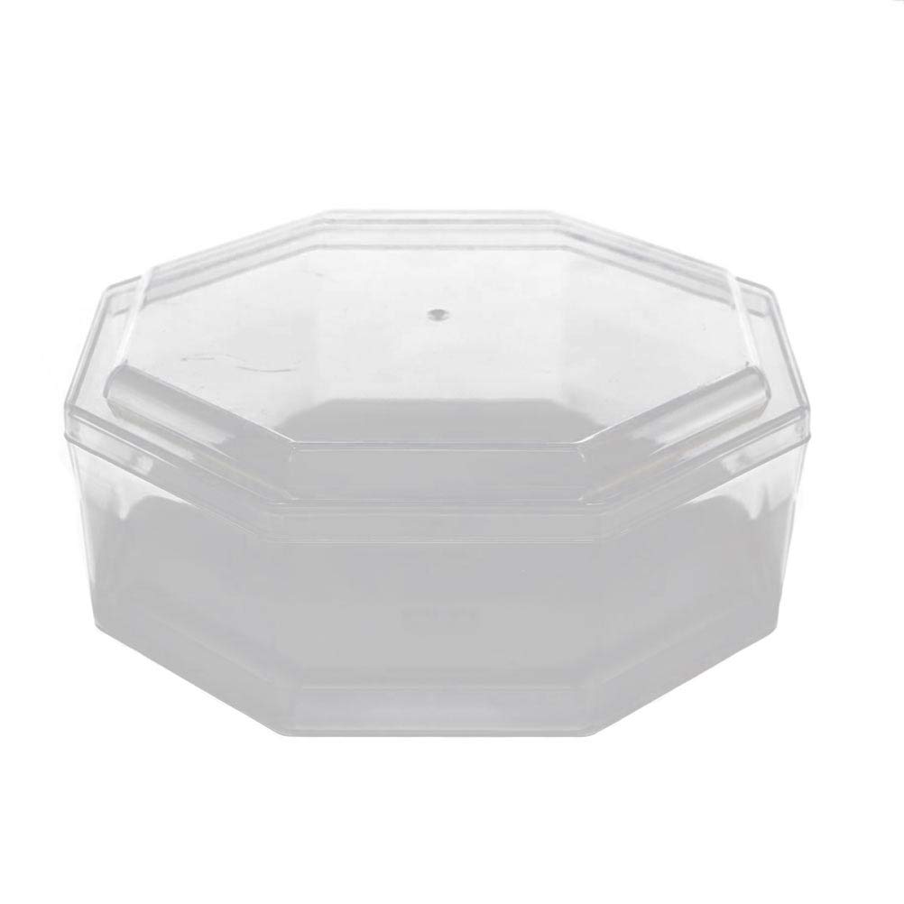 10pcs Clear Plastic Candy Boxes for Gift Wrapping - Transparent Candy Packaging Containers for Parties, Weddings & Holiday Treats