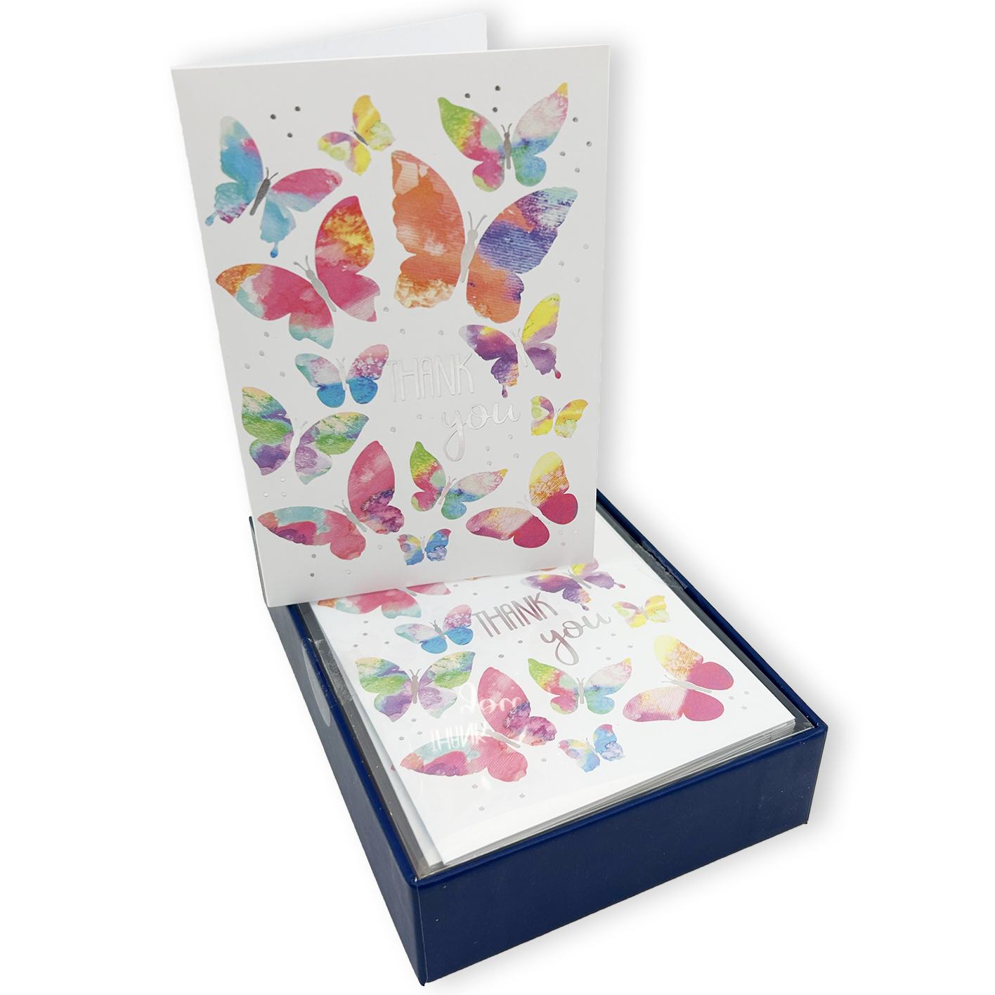 Butterfly Dreams Thank You Note Cards - Elegant Floral Stationery for Gifts, Appreciation & Special Occasions - Perfect for Weddings, Birthdays & Thank You Notes