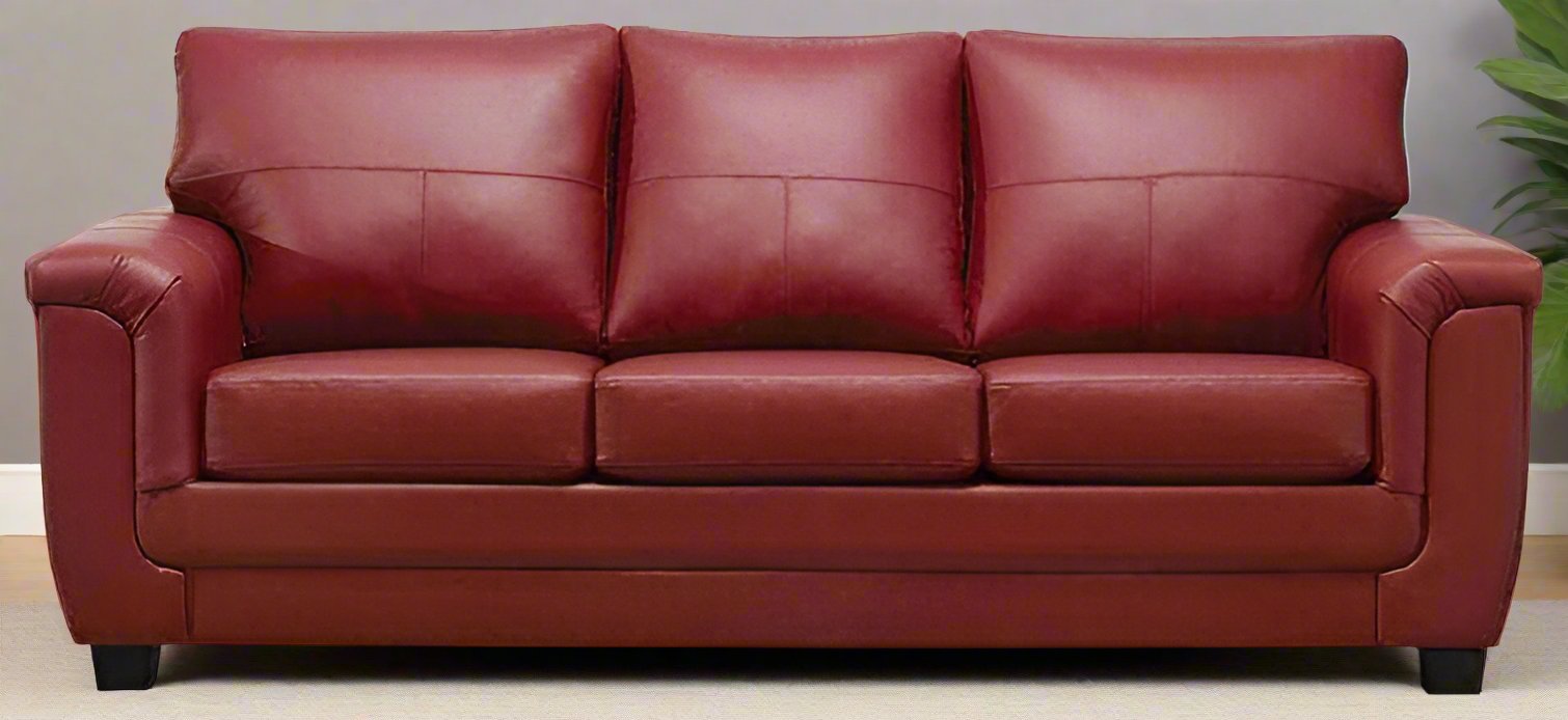 Premium Italian Leather Living Room Set - Luxurious Sofa & Loveseat for Modern Home Decor | Perfect for Family Gatherings & Relaxation