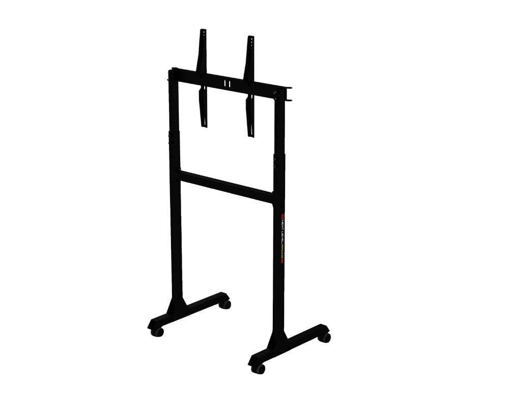 Next Level Racing Free Standing Single Monitor Stand (NLR-A011) - Adjustable Height for Gaming & Work Setup - Perfect for PC, Console & Sim Racing