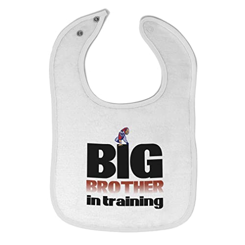 Football-Themed Baby Bibs & Burp Cloths - Soft Cotton Feeding Essentials for Toddlers & Infants - Perfect for Big Brother in Training - Neutral White Design for Baby Boys & Girls - Ideal for Mealtime, Playtime & Football-Themed Nursery Decor