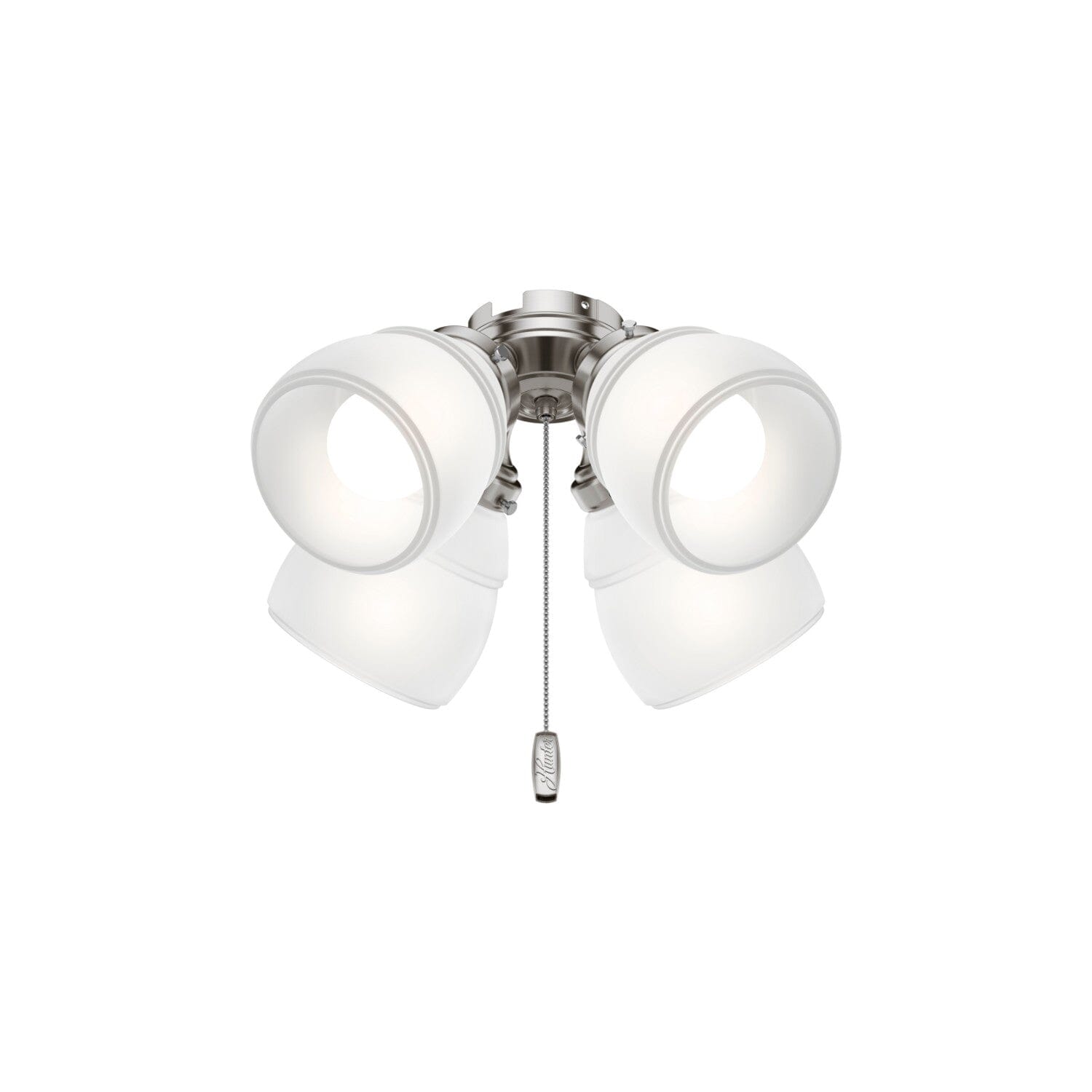 Brushed Nickel 4-Light Ceiling Fixture Kit 99368 - Perfect for Living Room, Bedroom, or Dining Room Lighting