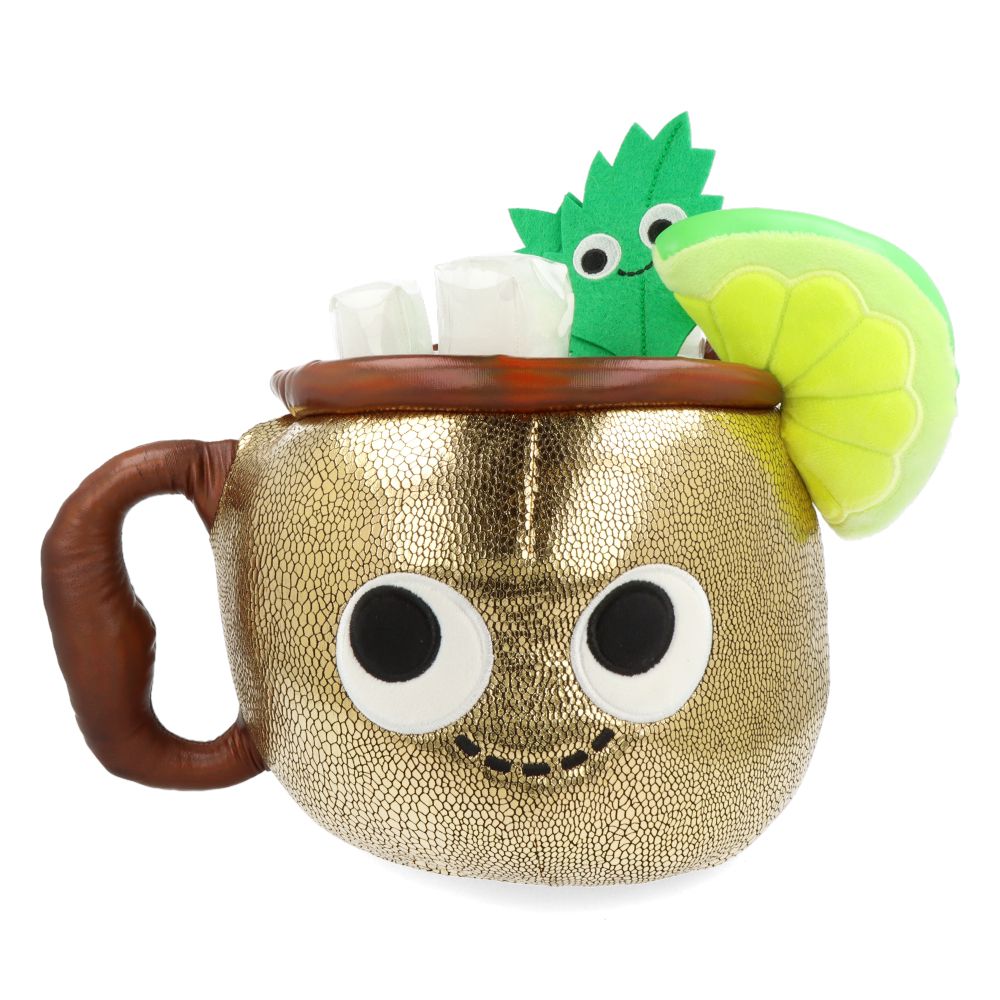 Happy Hour Max The Moscow Mule Copper Mug Set - Premium Cocktail Cups for Vodka, Gin & Whiskey Drinks - Perfect for Parties, BBQs & Home Bar Decor