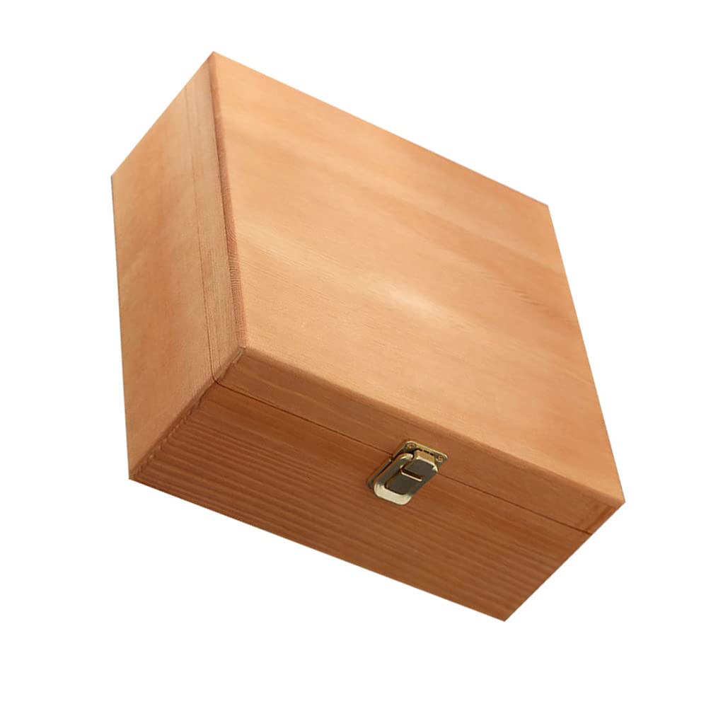 Amosfun Wooden Jewelry Box Organizer - Elegant Wedding Gift & Jewelry Storage Box with Multiple Compartments for Rings, Necklaces, Earrings - Perfect for Dresser Top, Vanity Organizer, and Travel Jewelry Case