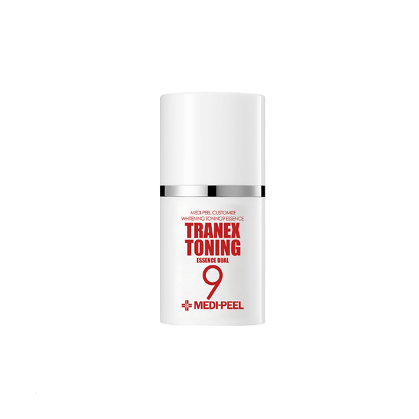 Medi Peel Tranex Toning 9 Essence Dual - Brightening & Hydrating Facial Serum for Dark Spots & Uneven Skin Tone | Korean Skincare for Glowing Complexion | Perfect for Night Routine & Post-Sun Care