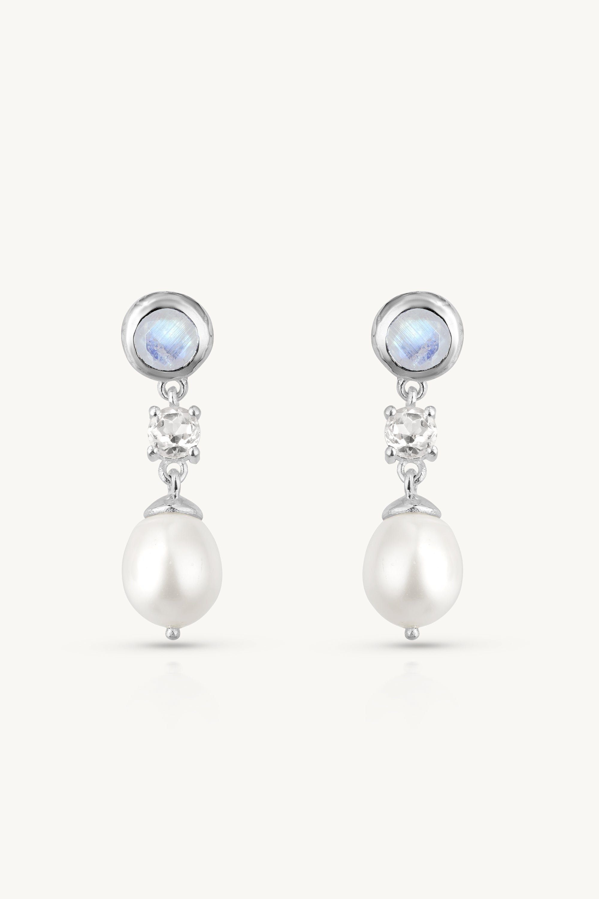 Daphne Silver Earrings for Women - Elegant Sterling Silver Stud Earrings | Perfect for Everyday Wear, Gifts & Special Occasions