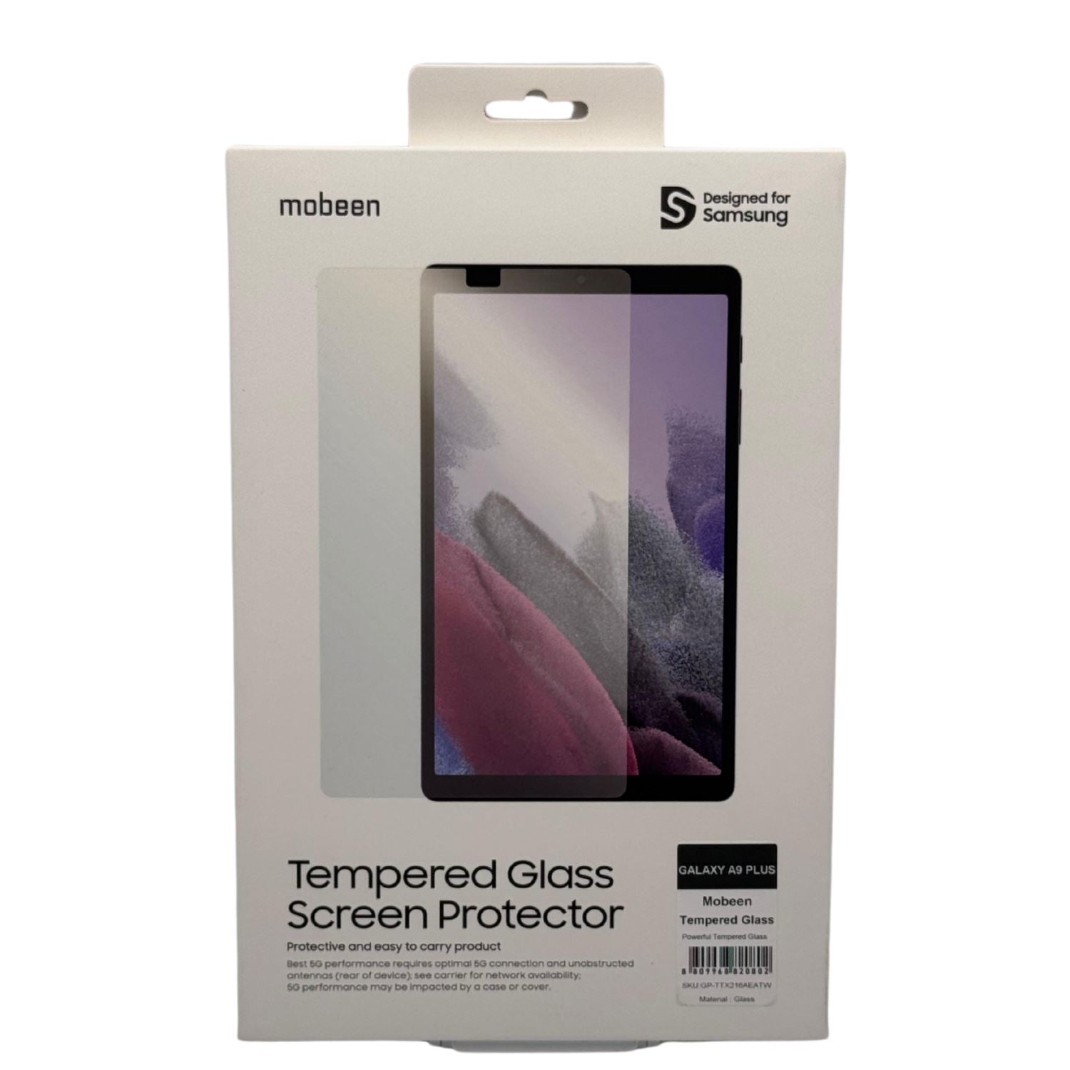 Samsung Galaxy Tab A9+ Mobeen Tempered Glass Screen Protector - Anti-Scratch, Bubble-Free, HD Clear Screen Guard for Work, Study & Entertainment - GP TTX216AEATW
