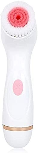 3-in-1 Electric Facial Cleansing Brush with 3 Brush Heads - Rechargeable Spin Face Brush for Deep Cleansing, Gentle Exfoliation & Skin Brightening | Perfect for Daily Skincare Routine & Spa-Like Facial Massage at Home