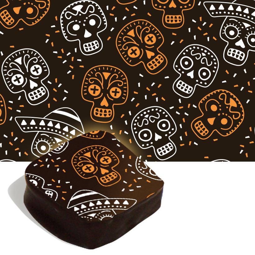 Los Muertos Sugar Skull Water Slide Decals - DIY Nail Art, Tattoos & Craft Decorations for Halloween, Dia de Los Muertos Parties