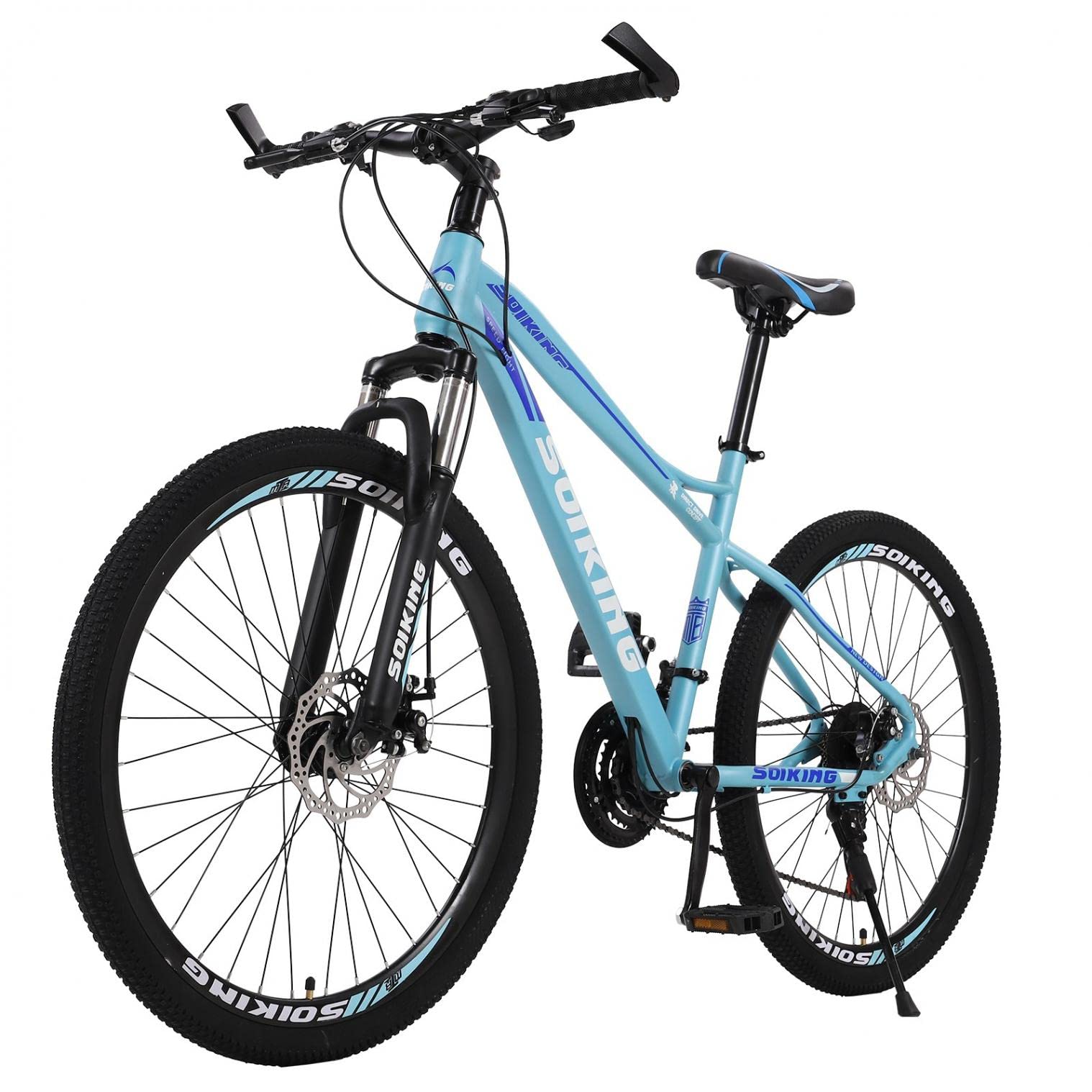 Sanamity 26 Inch Mountain Bike for Women & Men - Youth & Adult Unisex Bicycle with Ergonomic Design - Perfect for Commuting, Trail Riding & Outdoor Adventures