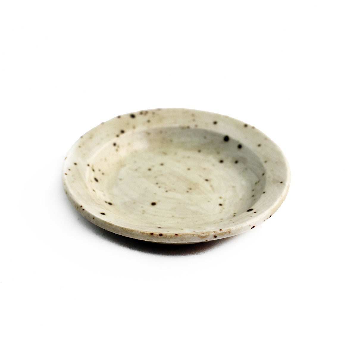 Ivory Soba Yakumi Dish - 3.66 Inch Japanese Ceramic Plate for Soba Noodles & Asian Cuisine | Perfect for Restaurants, Home Dining & Gift Giving