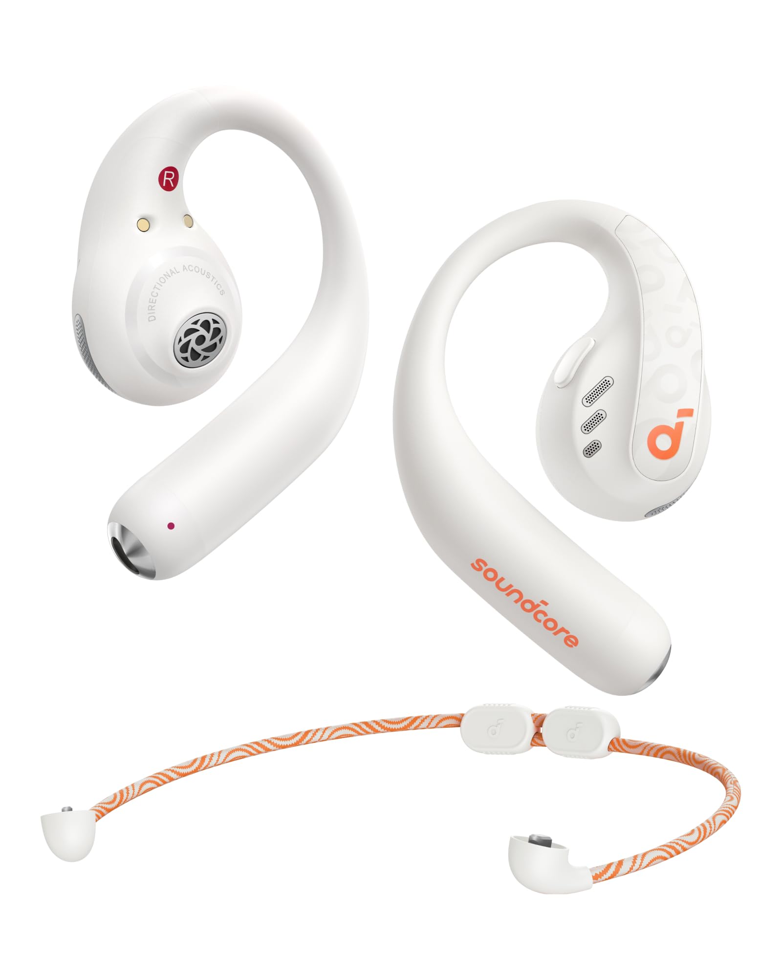 Anker Soundcore AeroFit Pro Open-Ear Bluetooth Headphones - Wireless Earbuds with LDAC, 46H Playtime, IP55 Waterproof, Secure Fit for Running, Gym, Cycling & Outdoor Sports