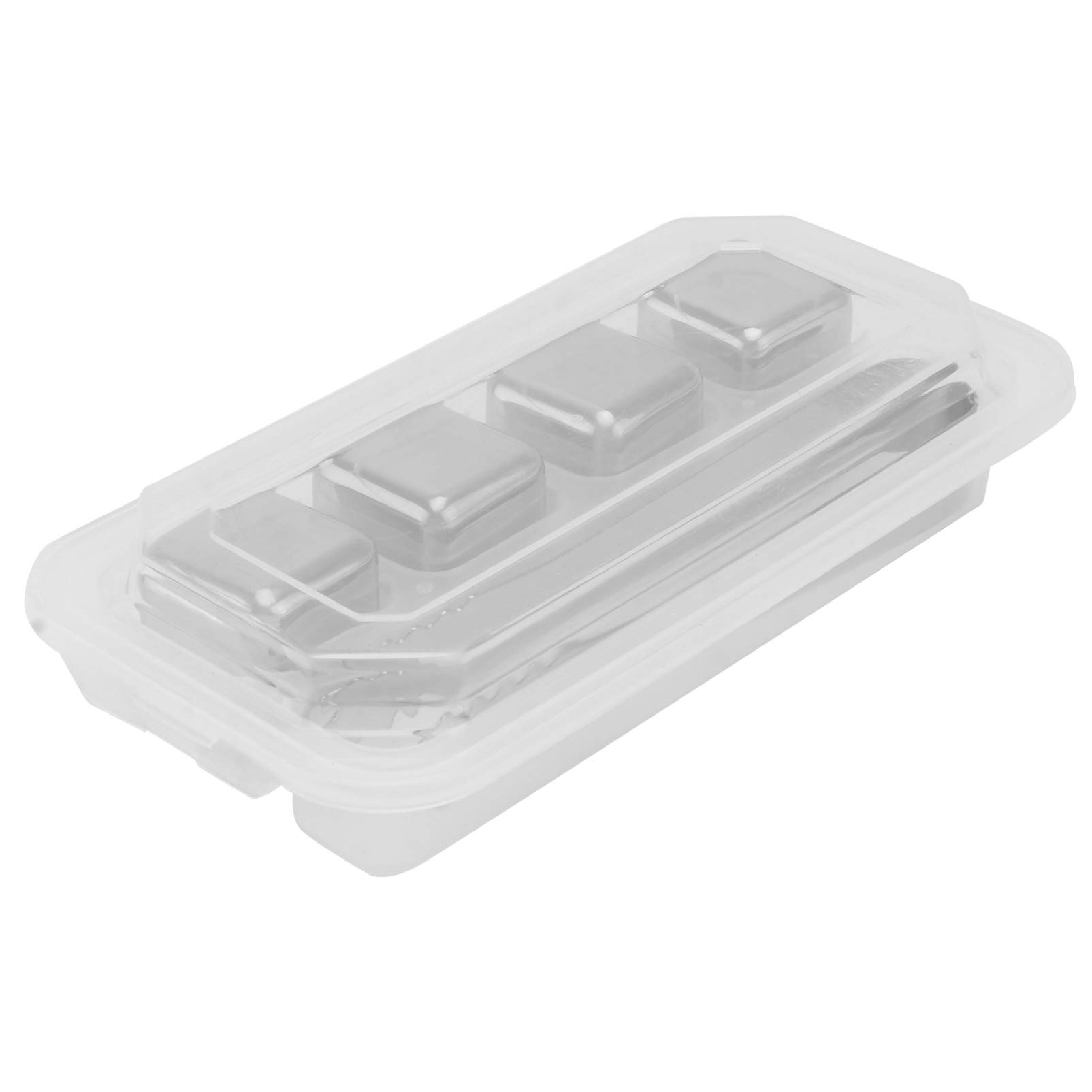 Hemoton Stainless Steel Whiskey Stones Set - Reusable Metal Ice Cubes for Whiskey, Wine & Beverages - Perfect for Chilling Drinks Without Dilution - Great for Cocktails, Bourbon, Scotch & Home Bars
